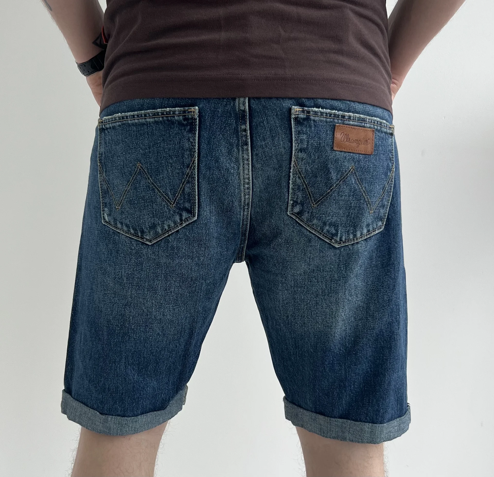 Джинсовые шорты (W32) Wrangler (Selvedge) - миниатюра 9