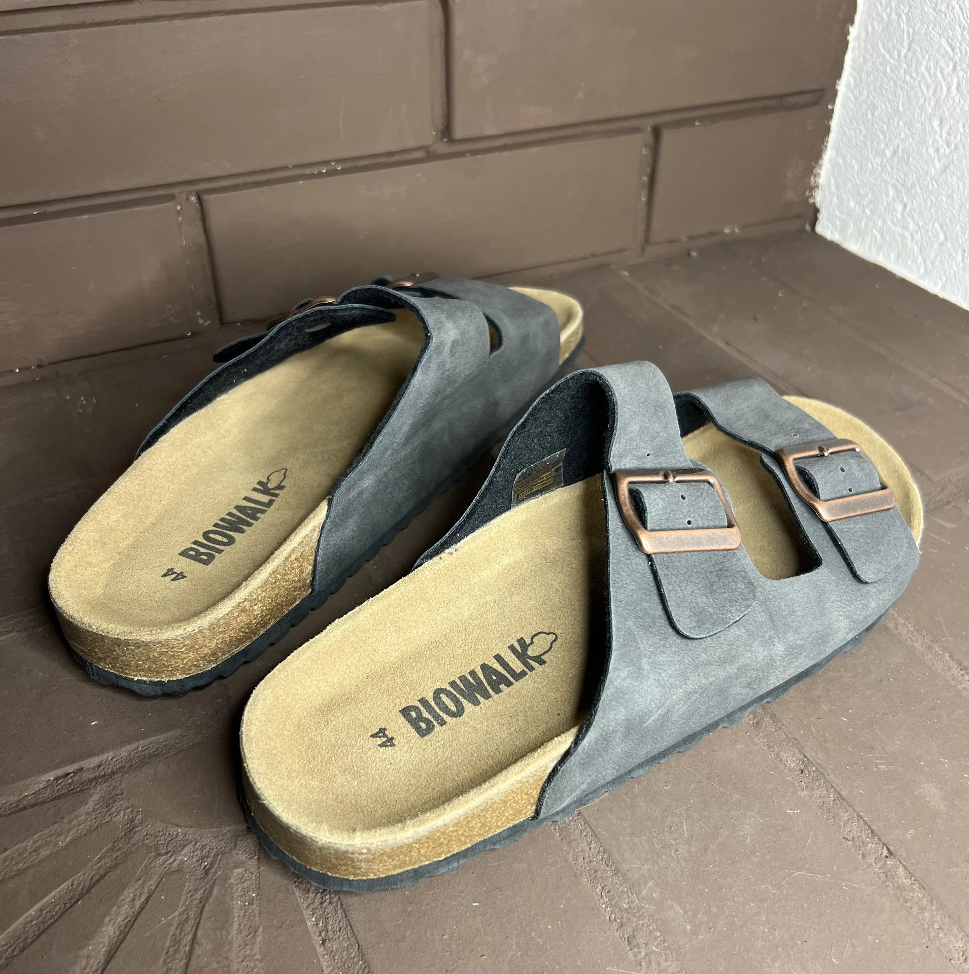 Кожаные шлепки (44) Biowalk - миниатюра 9