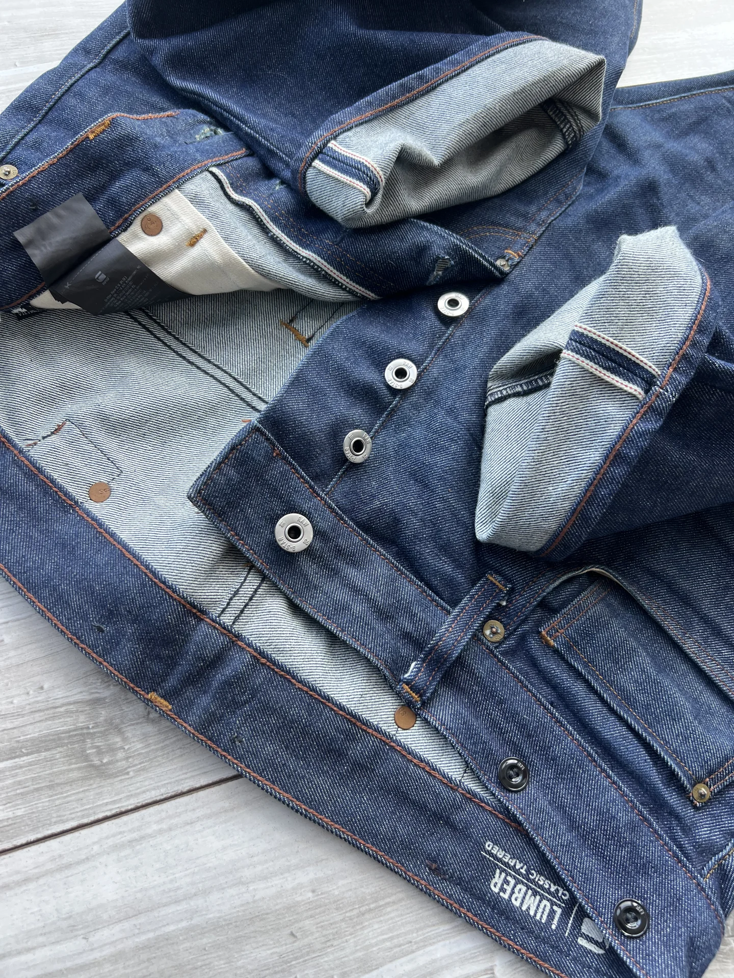 Джинсы G-Star Raw Us Lumber Classic Tapered - миниатюра 9