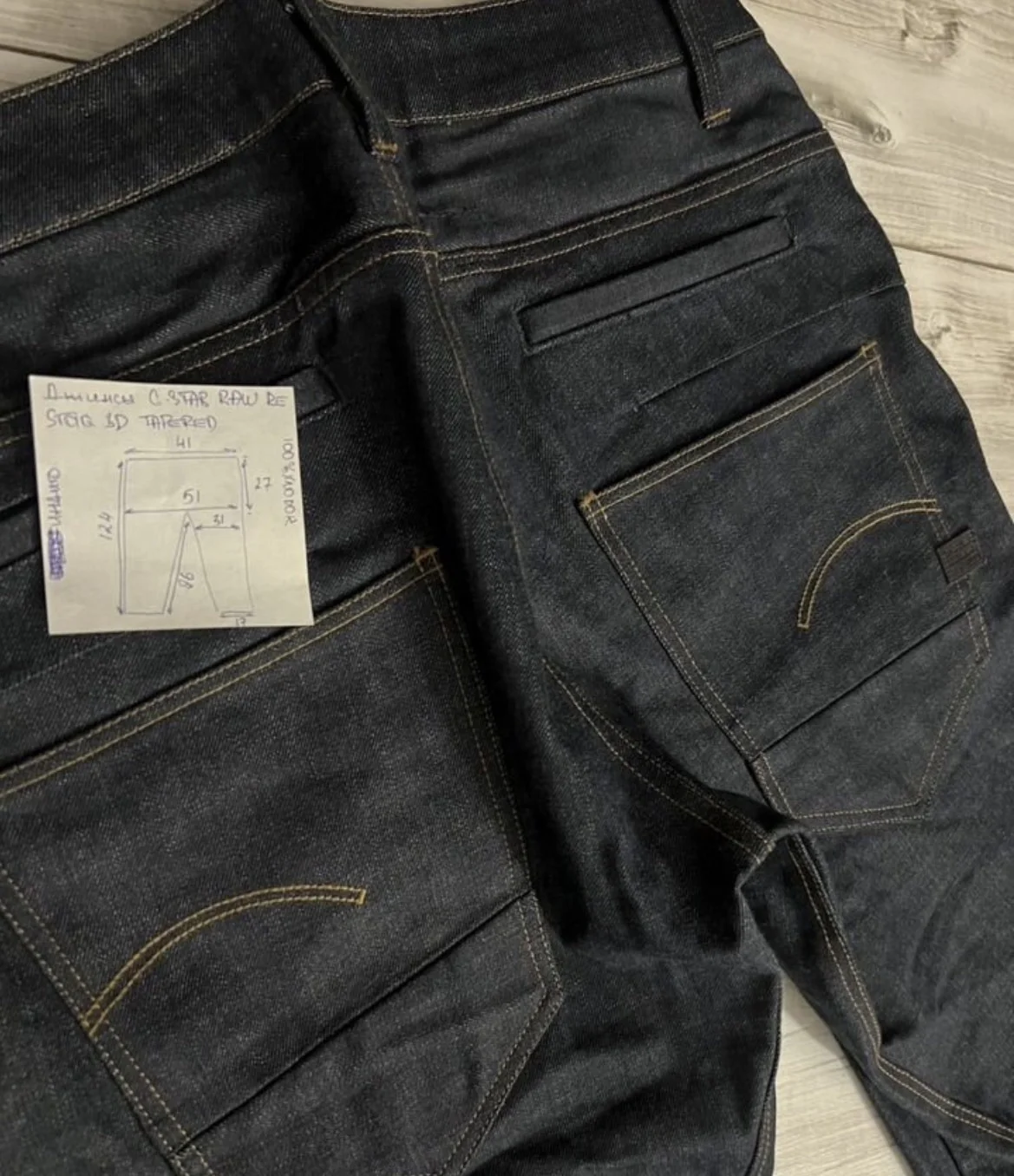 Джинсы (W31/L36) G-Star Raw Re Staq 3D Tapered - миниатюра 10