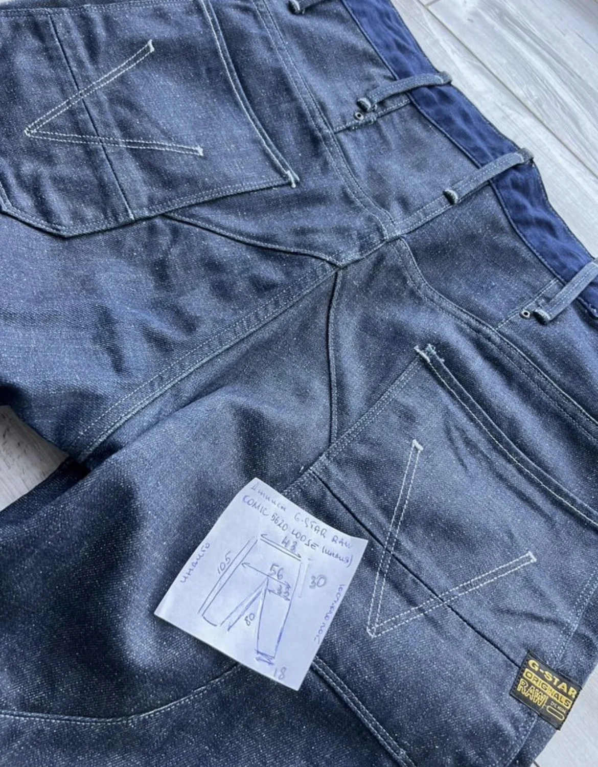 Джинсы (W33/L32) G-Star Raw Comic 5620 Loose - миниатюра 10