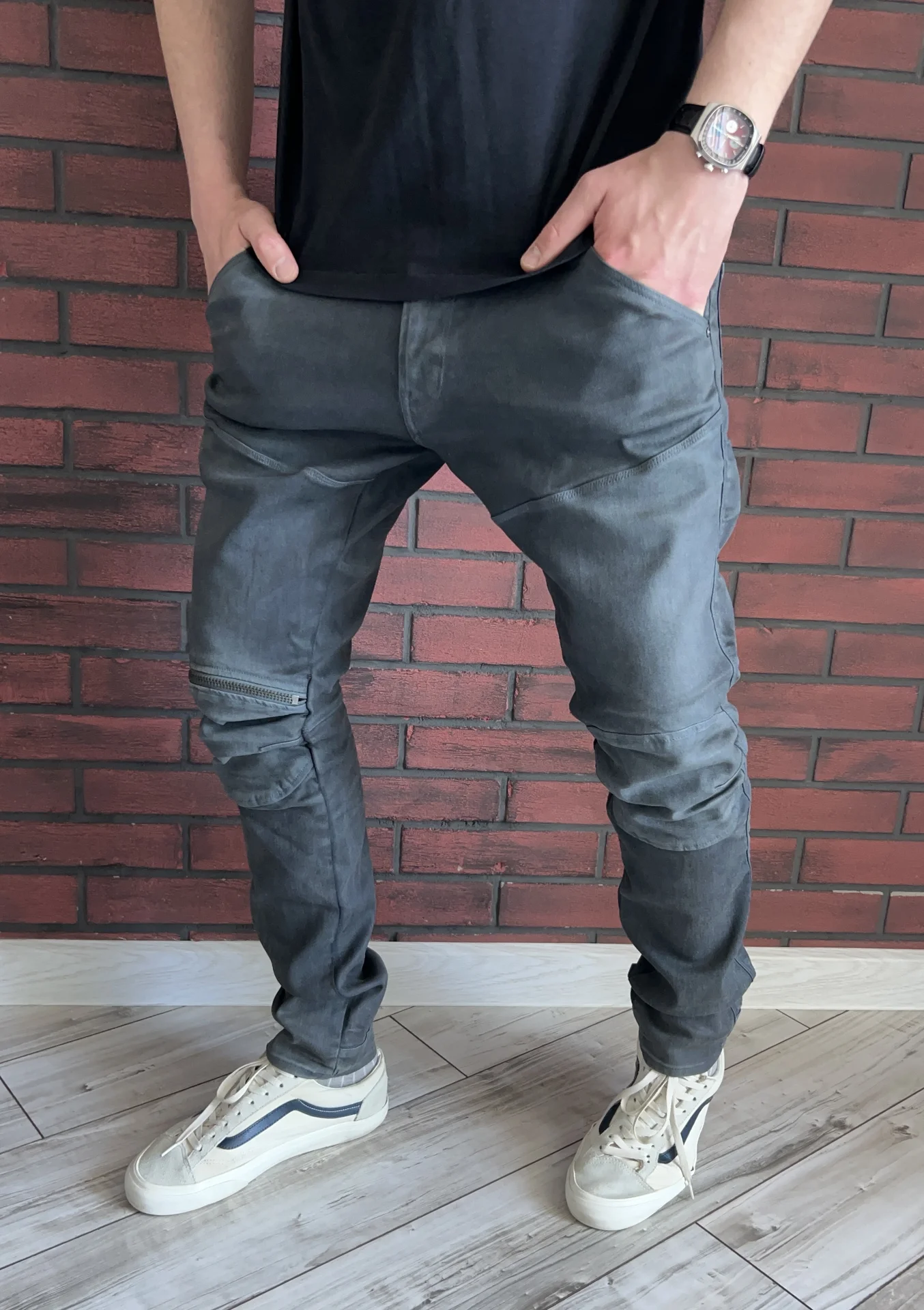 Джинсы G-Star Raw 5620 3D Zip Knee Super Slim - миниатюра 2