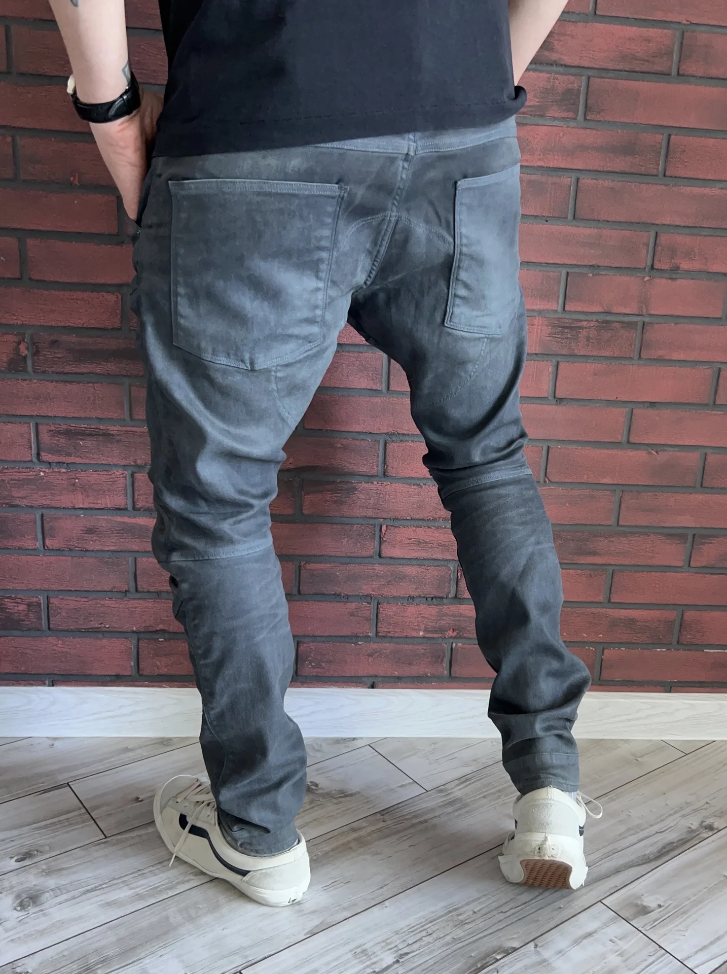 Джинсы G-Star Raw 5620 3D Zip Knee Super Slim - миниатюра 4
