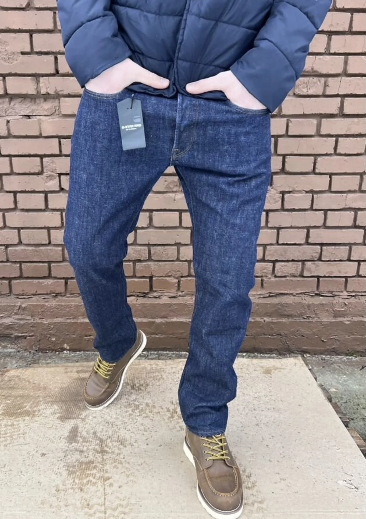 Джинсы (W33/L32) G-Star Raw 3301 Straight - миниатюра 2