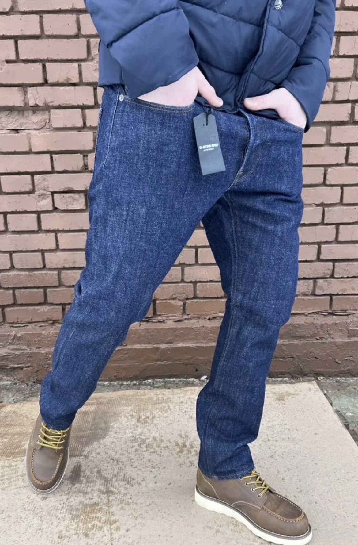Джинсы (W33/L32) G-Star Raw 3301 Straight - миниатюра 3
