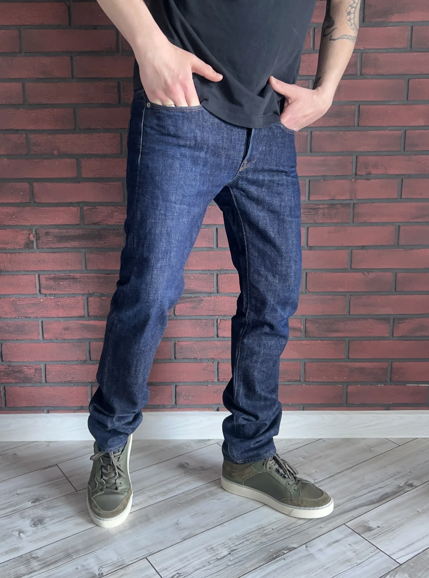 Джинсы (W31/L36) G-Star Raw 3301 Straight (индия) - миниатюра 3