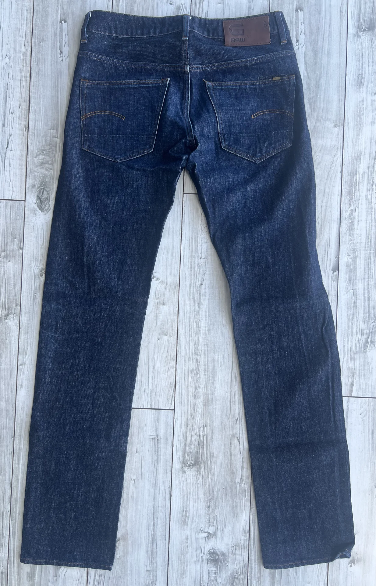 Джинсы (W31/L36) G-Star Raw 3301 Straight (индия) - миниатюра 9