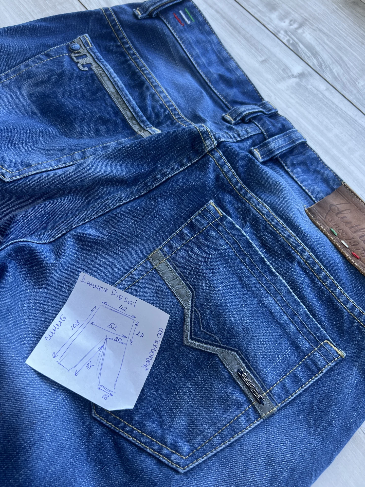 Джинсы (W32/L32) Diesel (Италия) - миниатюра 10
