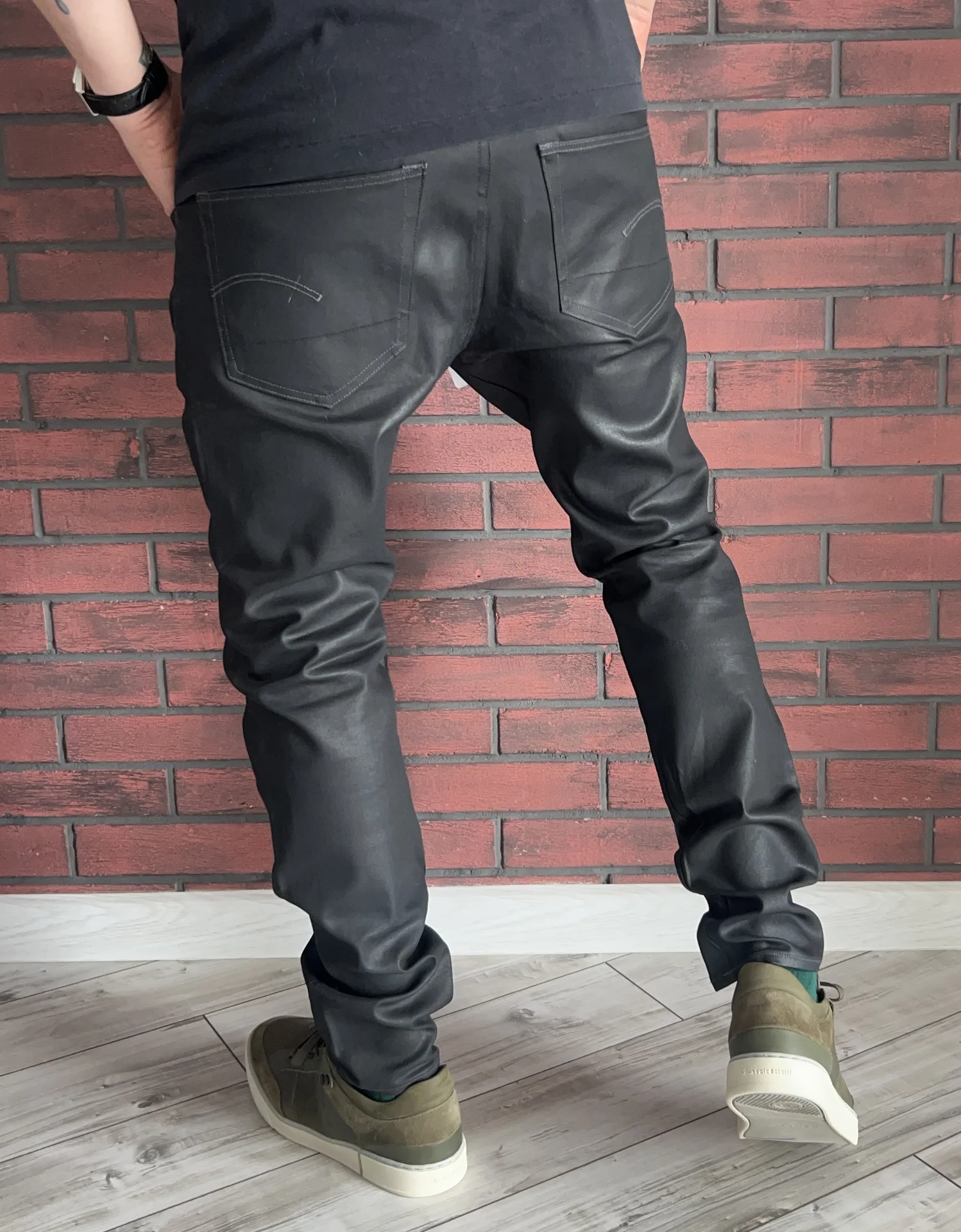 Джинсы (W34/L32) G-Star 3301-B Deconstructed Slim - миниатюра 4