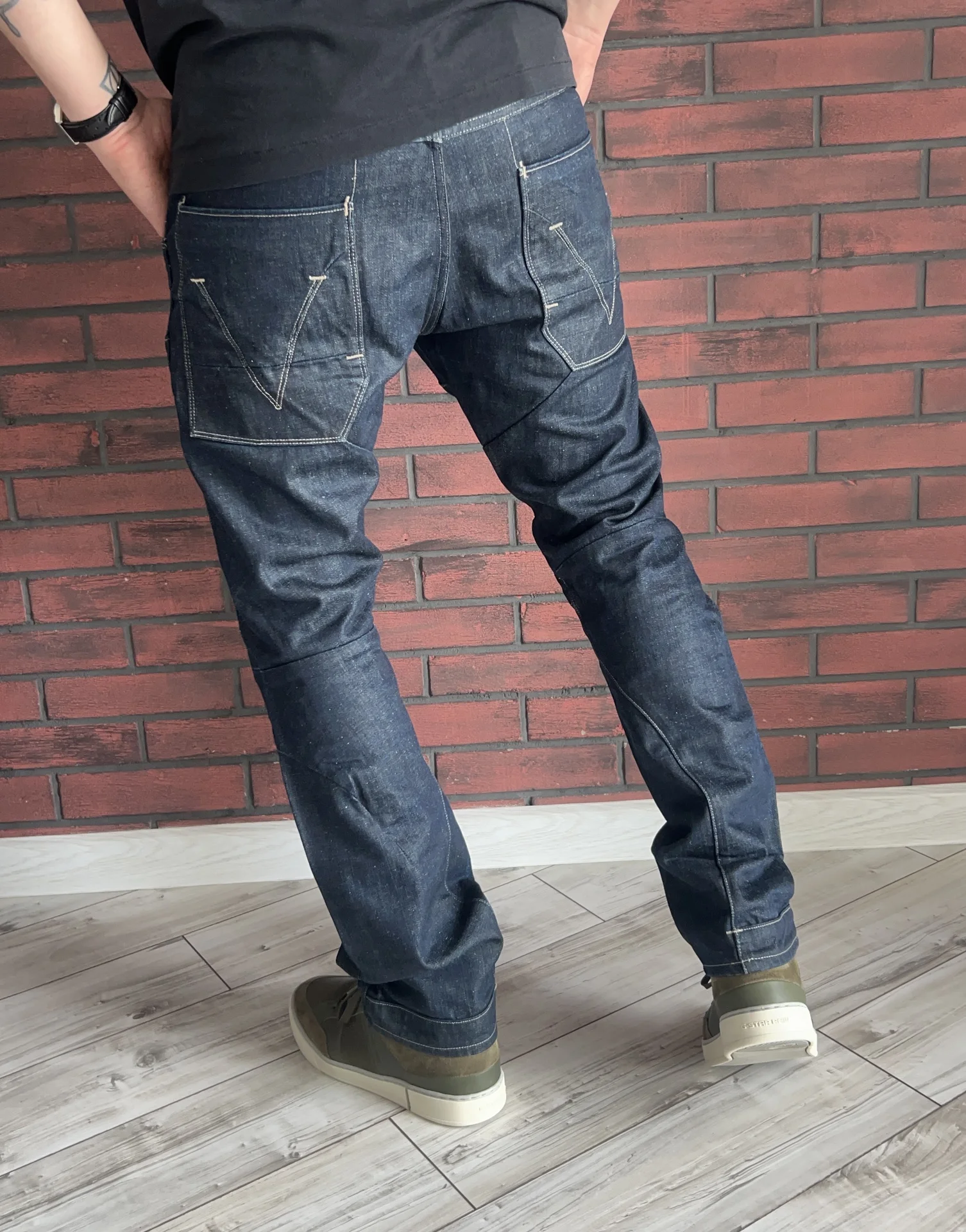 Джинсы (W31/L32) G-Star 5620 3D Dimension Tapered - миниатюра 4