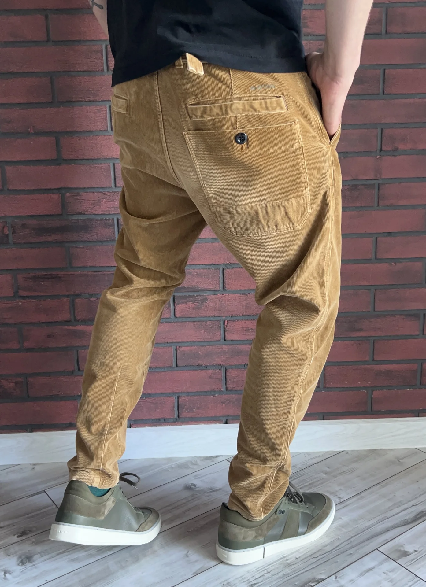 Вельветовые брюки G-Star Raw Loic Relaxed Tapered - миниатюра 5