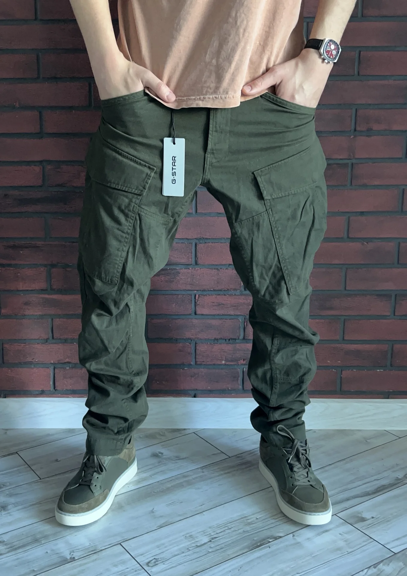 Брюки (W34/L32) G-Star Cargo 3D Regular Tapered - изображение 1