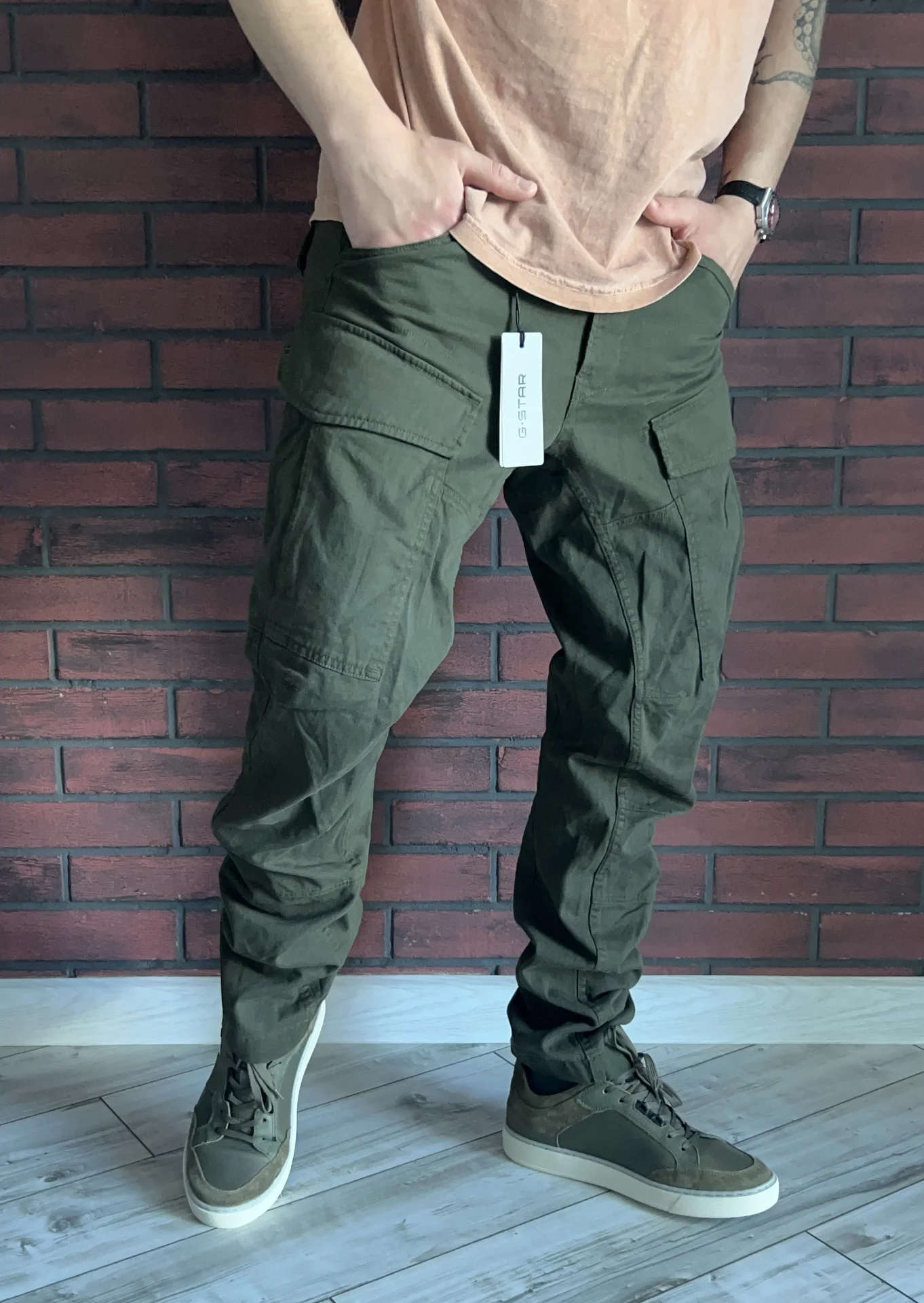 Брюки (W34/L32) G-Star Cargo 3D Regular Tapered - миниатюра 3