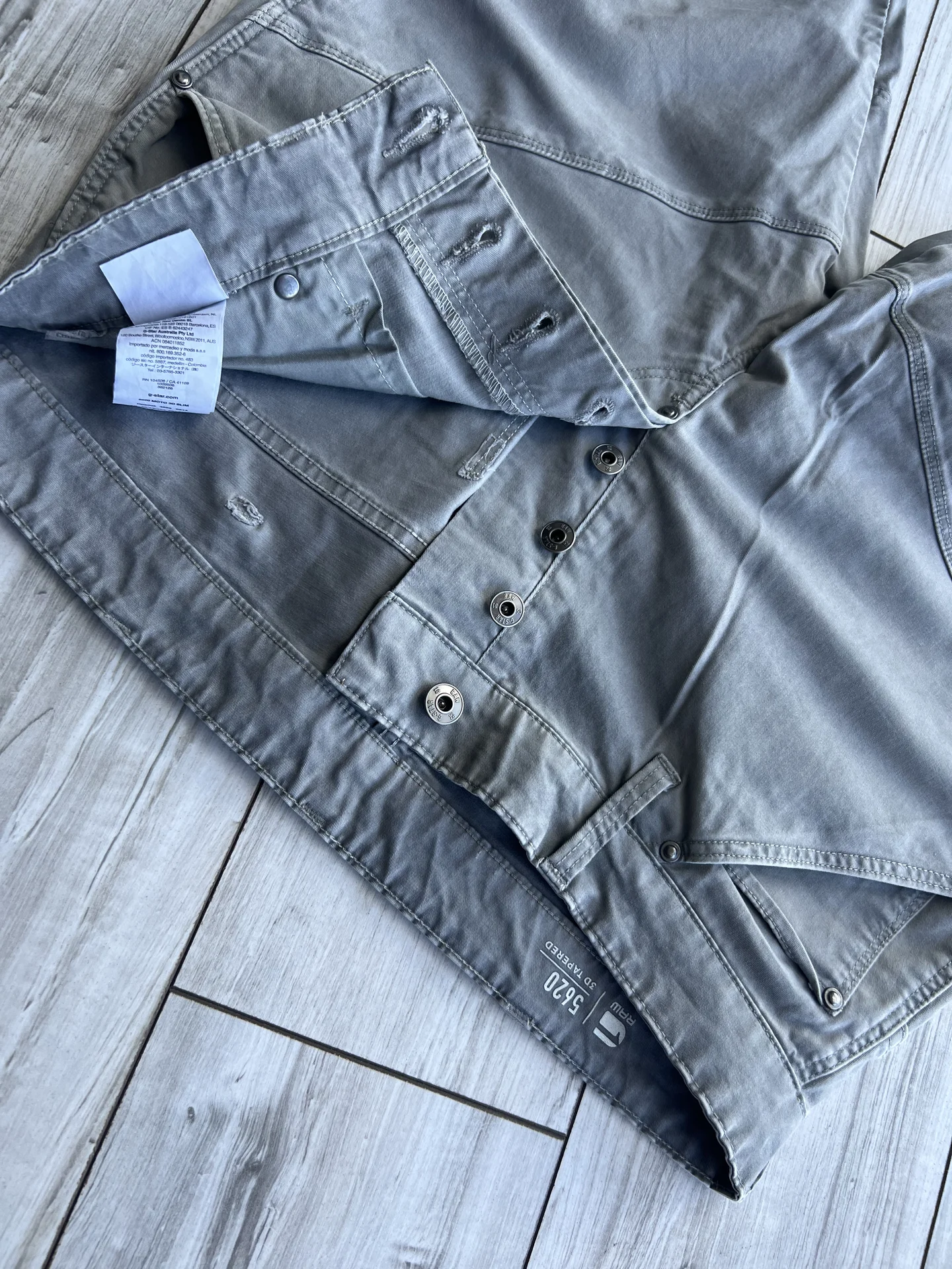 Брюки (W31/L32) G-Star Raw 5620 Moto 3D Tapered - миниатюра 8