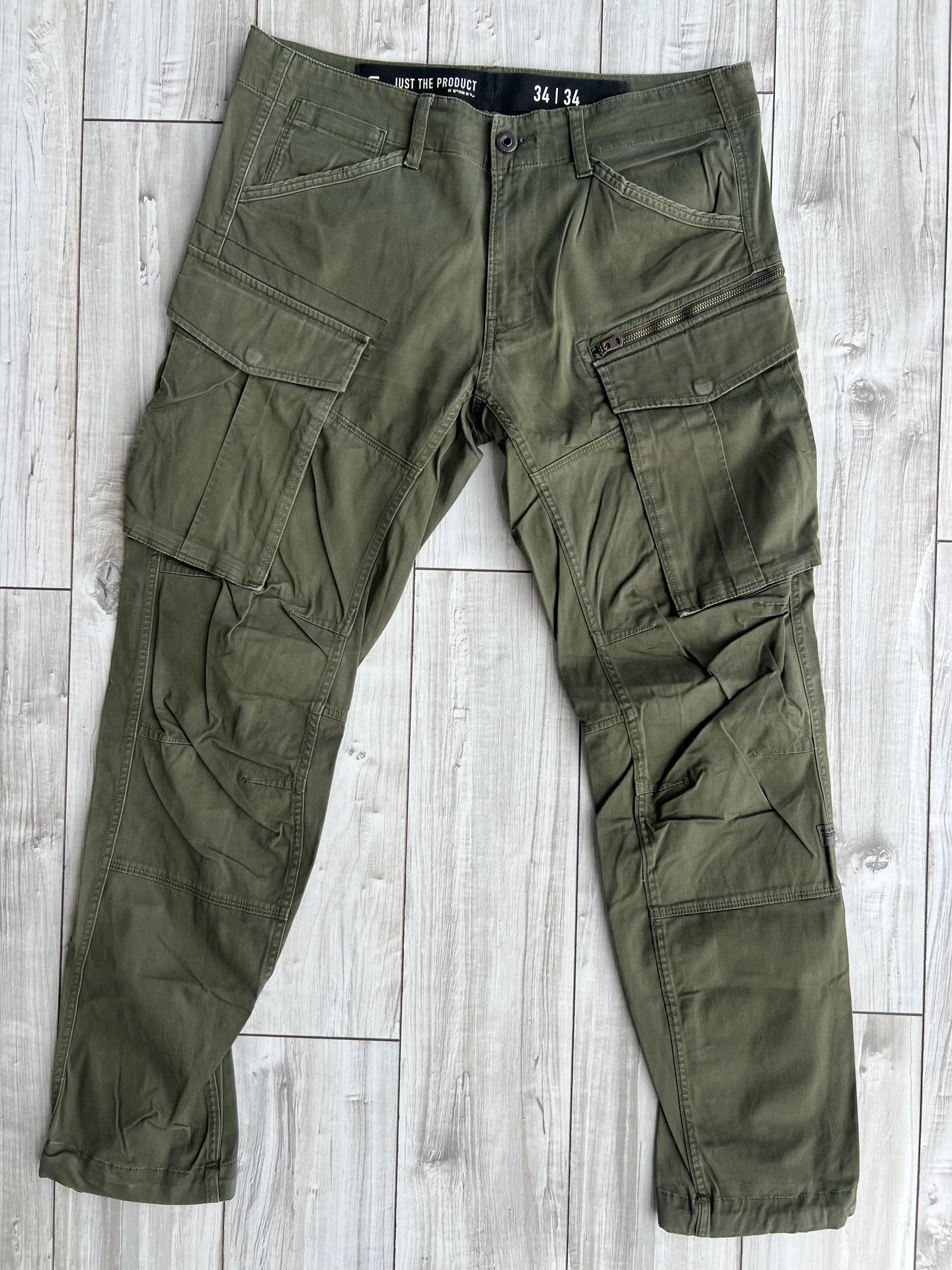 Cargo (W34/L34) G-Star Raw Rovic Zip 3D Tapered - миниатюра 7