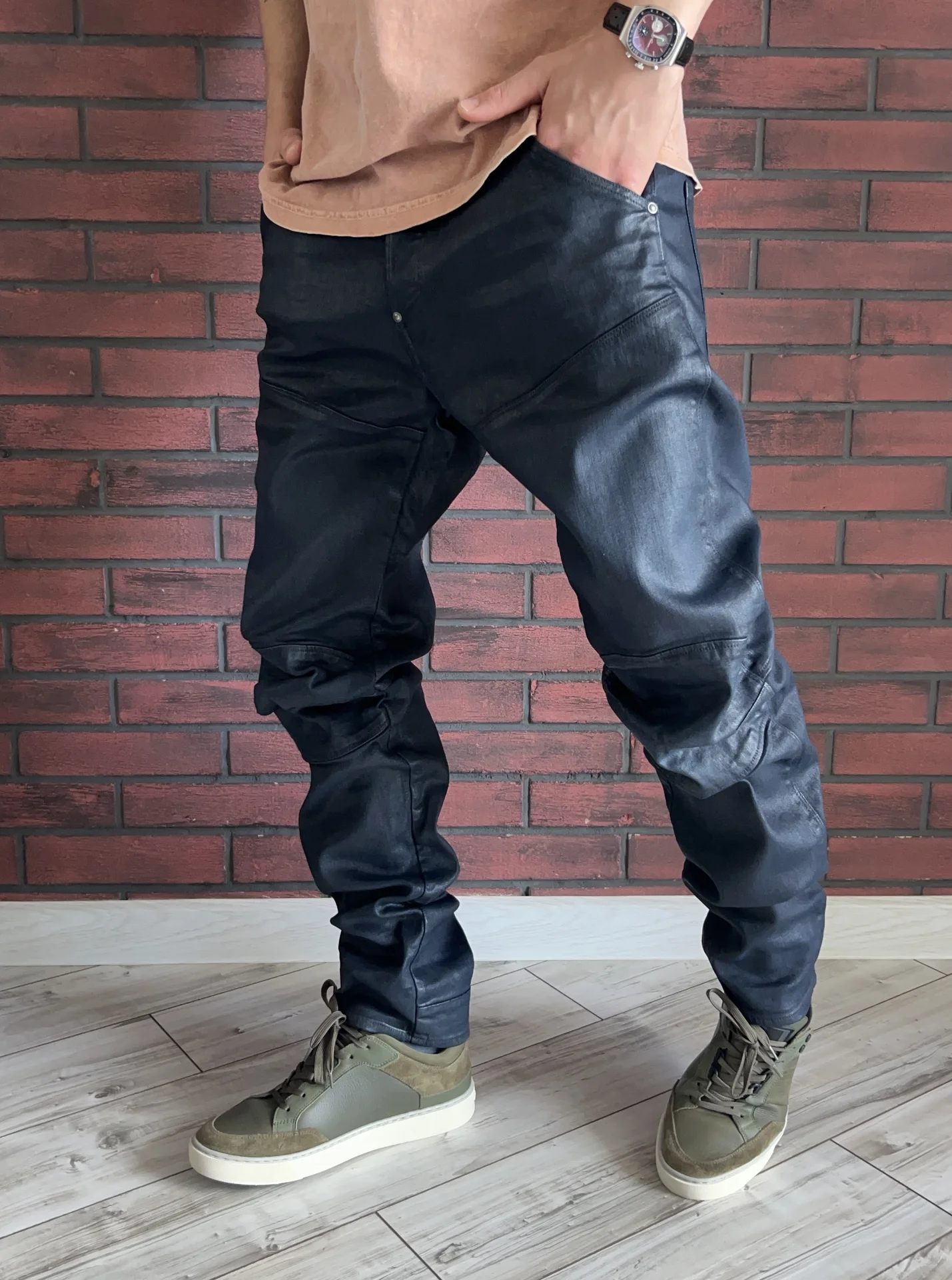 Вощеные джинсы (W34/L34) G-Star Raw 5620 3D Slim - миниатюра 3