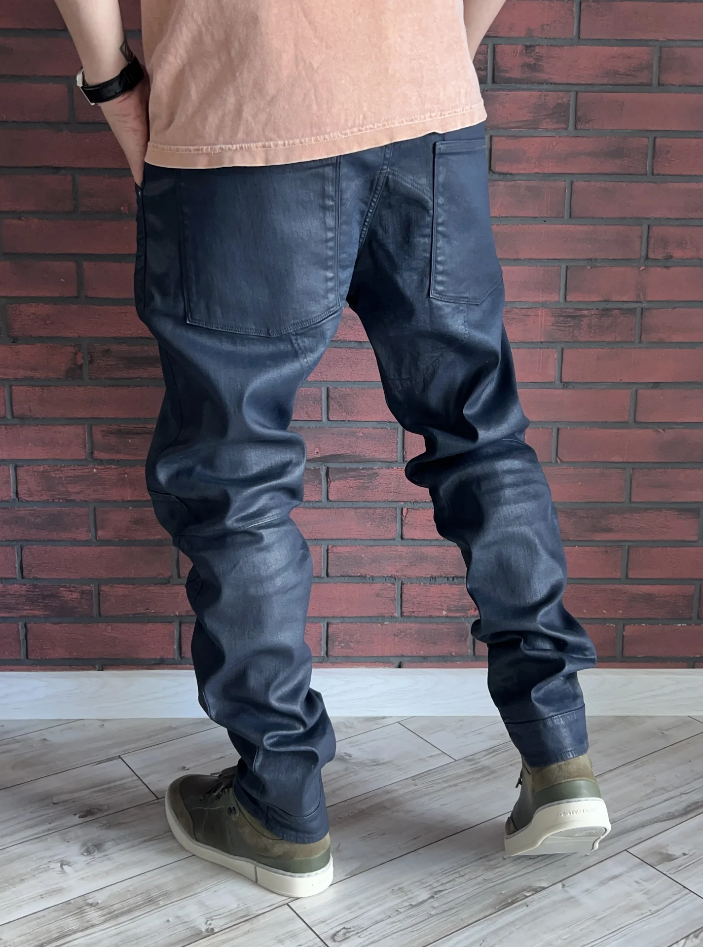 Вощеные джинсы (W34/L34) G-Star Raw 5620 3D Slim - миниатюра 5
