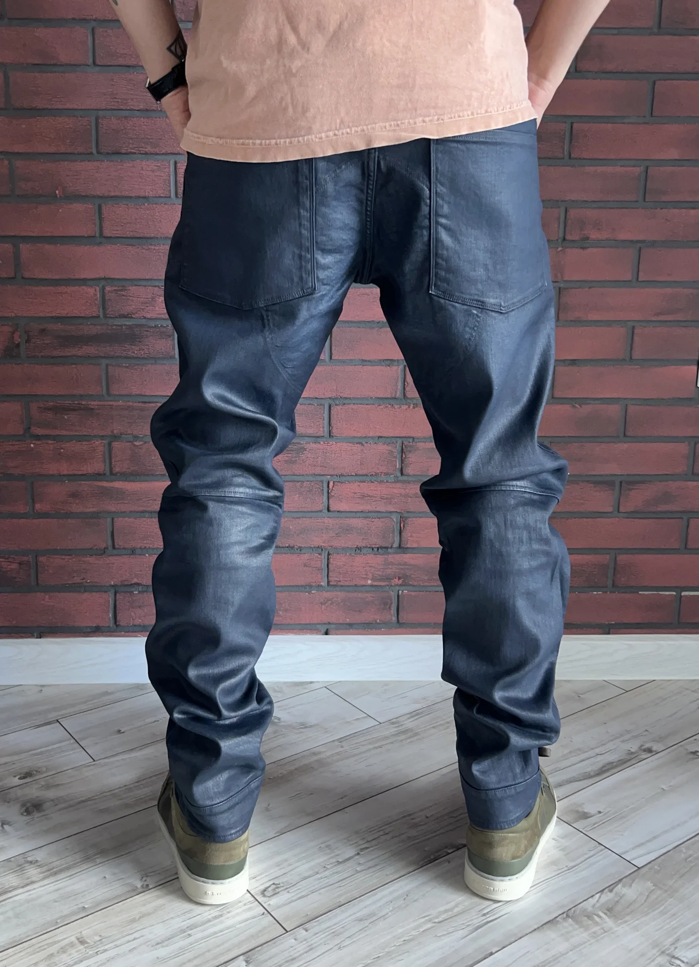 Вощеные джинсы (W34/L34) G-Star Raw 5620 3D Slim - миниатюра 6