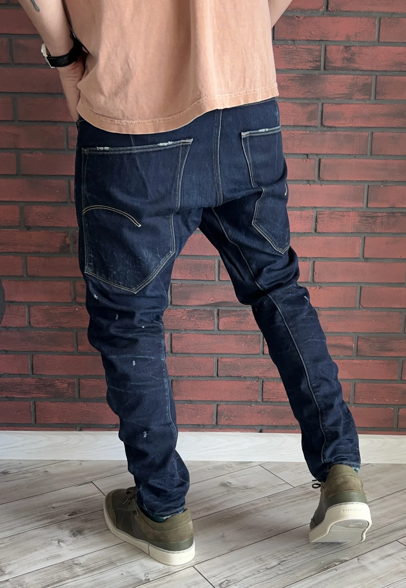 Джинсы(W31/L30 G-Star Raw Type-C 3D Loose Tapered - миниатюра 5