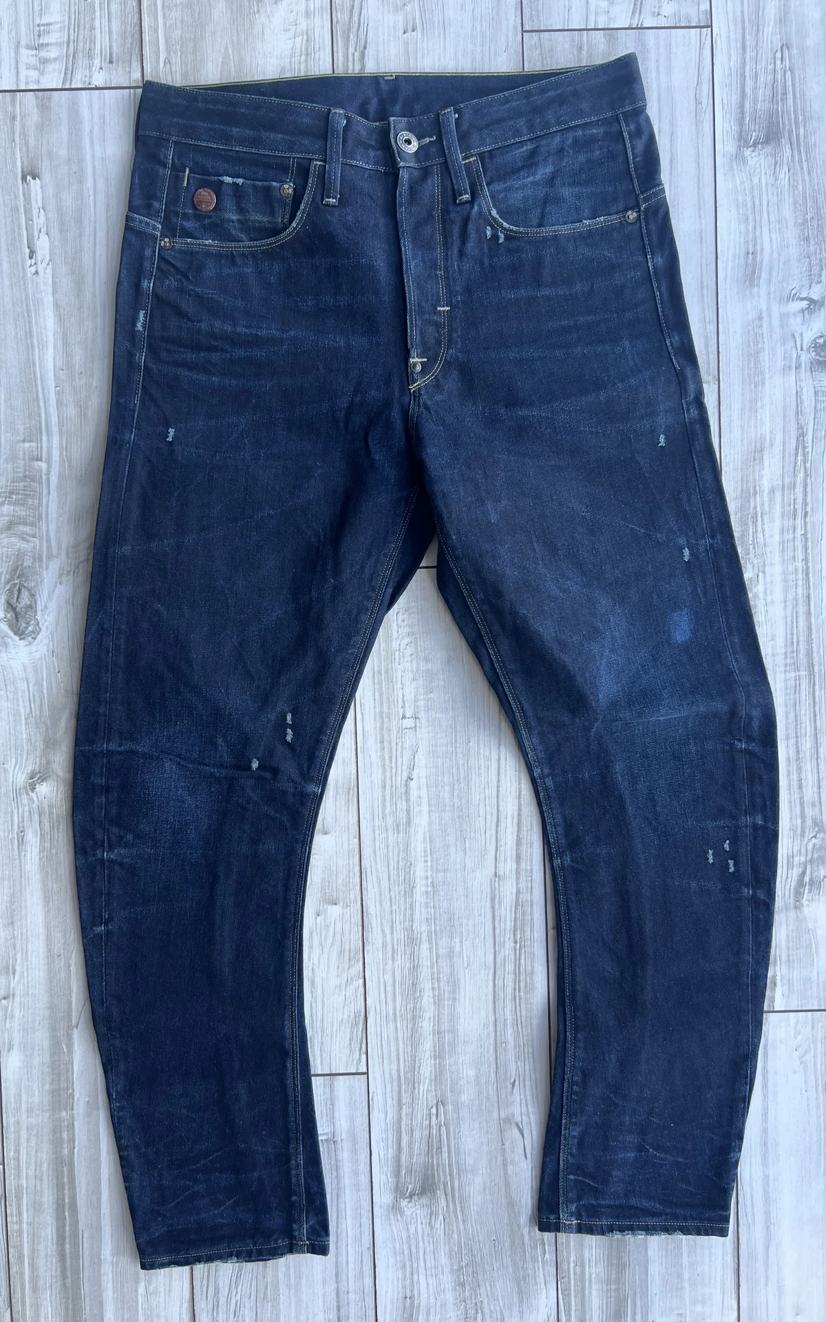 Джинсы(W31/L30 G-Star Raw Type-C 3D Loose Tapered - миниатюра 7