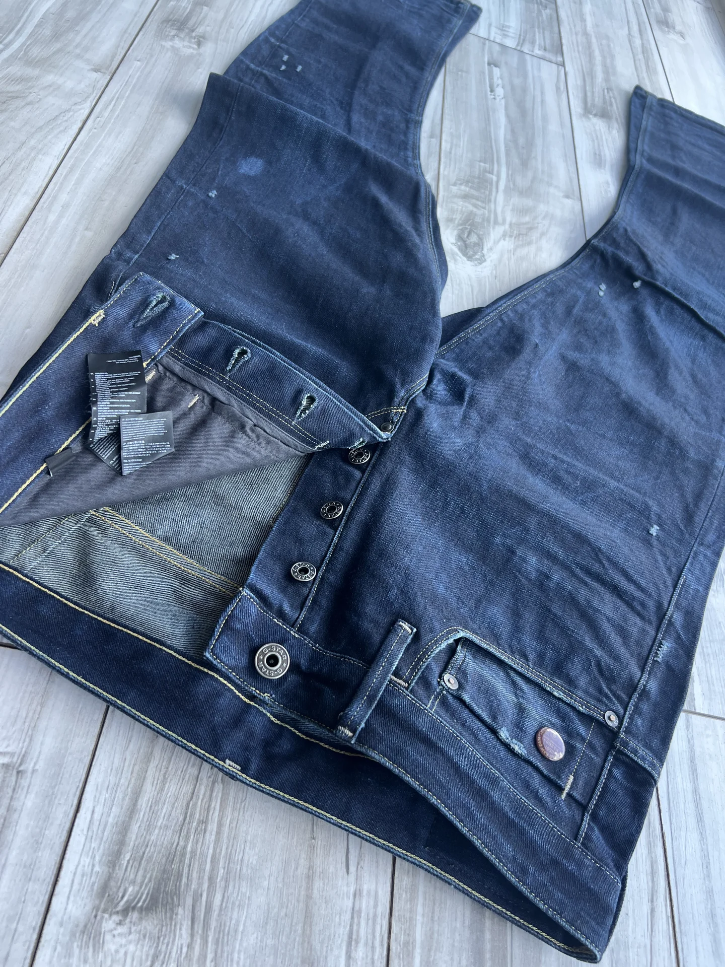 Джинсы(W31/L30 G-Star Raw Type-C 3D Loose Tapered - миниатюра 8