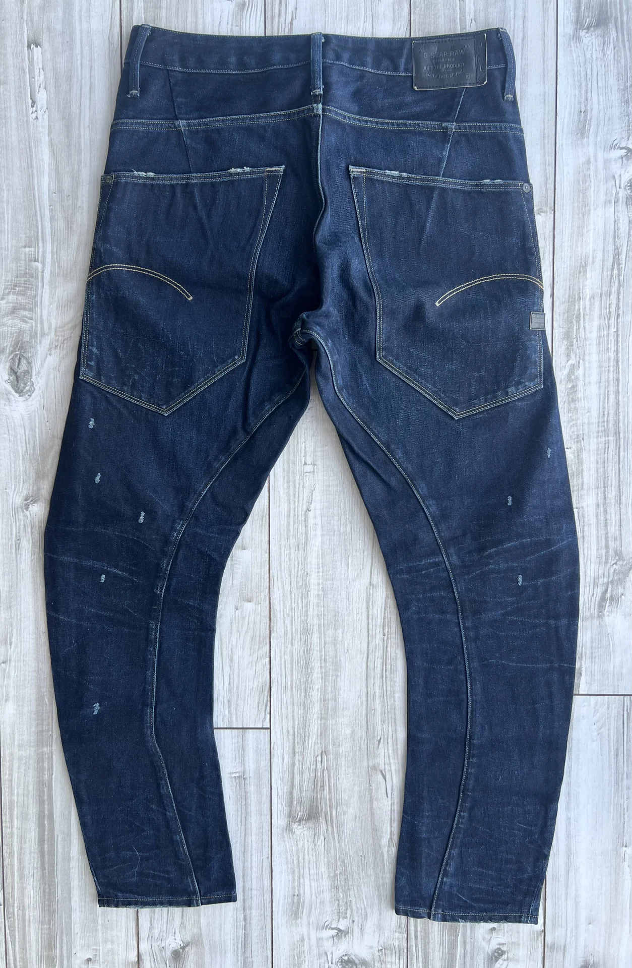 Джинсы(W31/L30 G-Star Raw Type-C 3D Loose Tapered - миниатюра 9