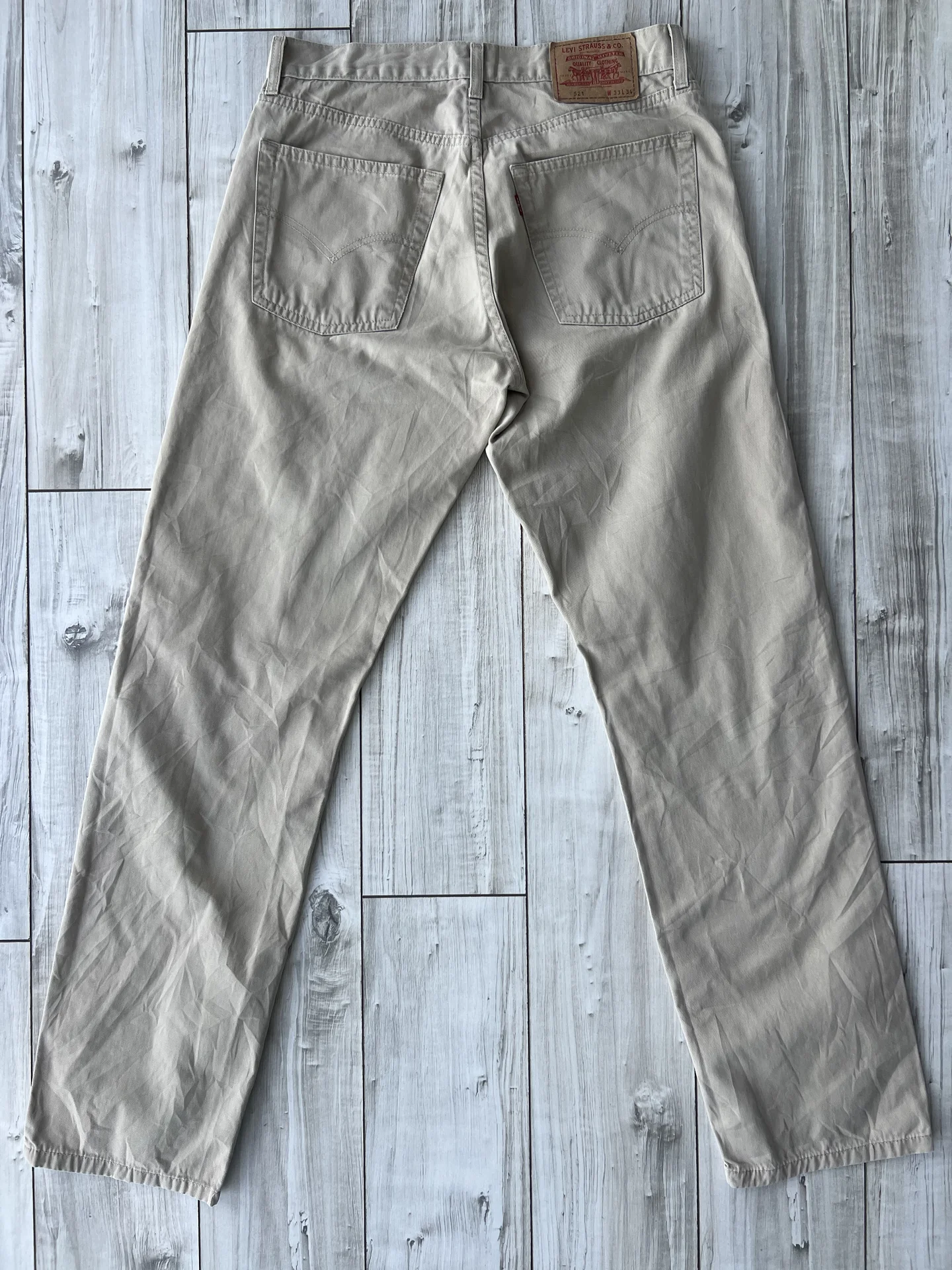 Джинсы (W32/L34) Levi's 521 (Бельгия) - миниатюра 9