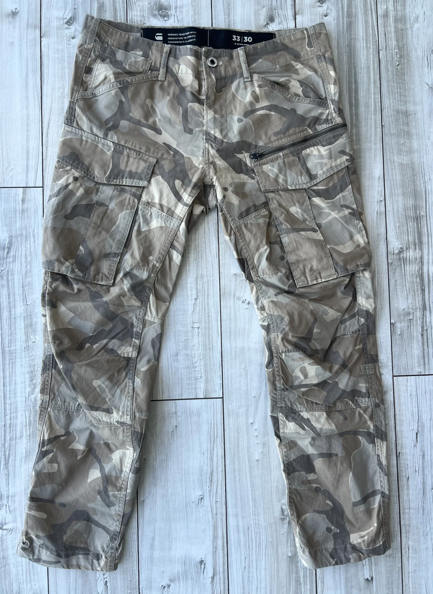 Cargo (W33/L30) G-Star Raw Rovic Zip 3D Tapered - миниатюра 7