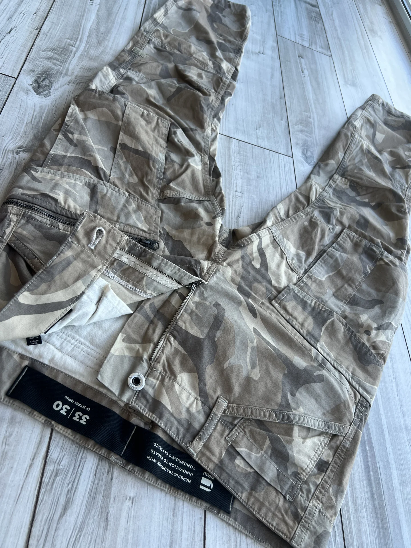 Cargo (W33/L30) G-Star Raw Rovic Zip 3D Tapered - миниатюра 8