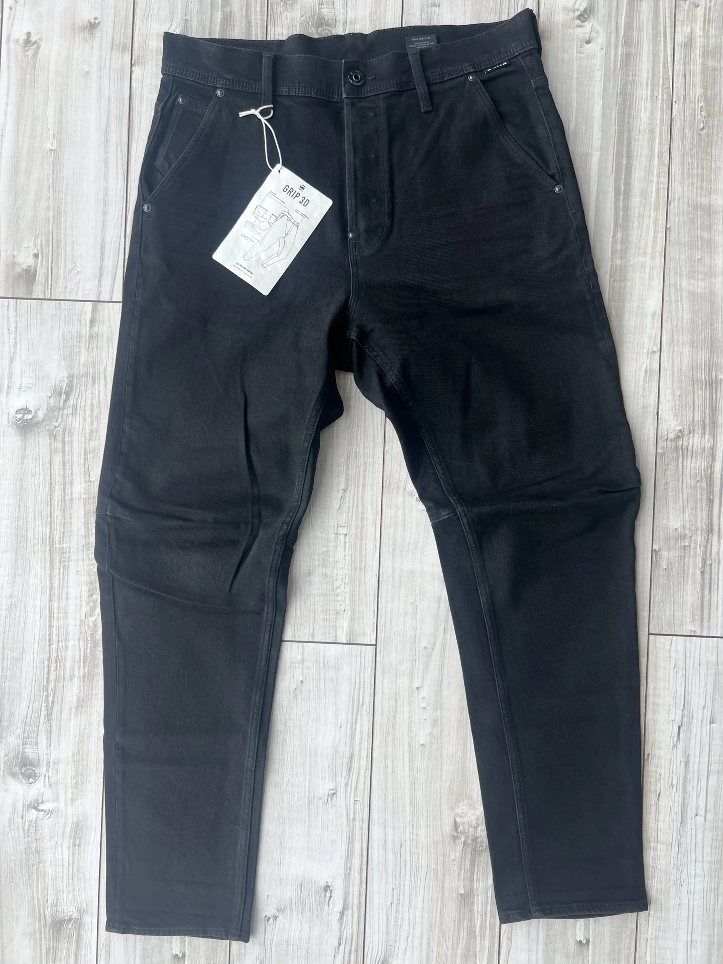 Джинсы (W32/L32) G-Star Grip 3D Relaxed Taper - миниатюра 7