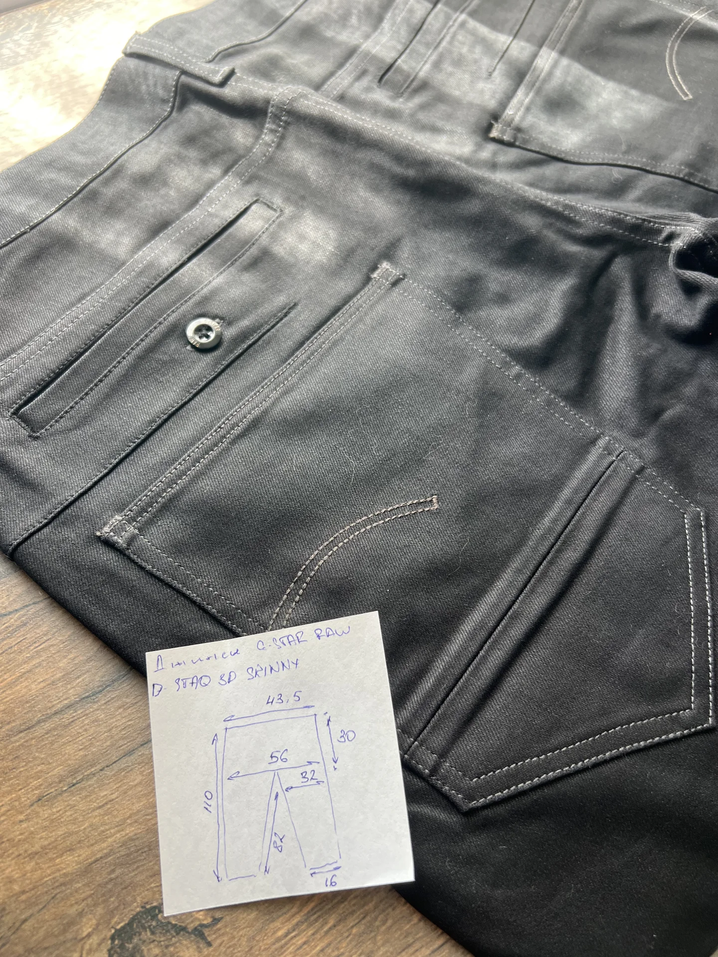 Джинсы (W33/L34) G-Star Raw D-Staq 3D Skinny - миниатюра 10