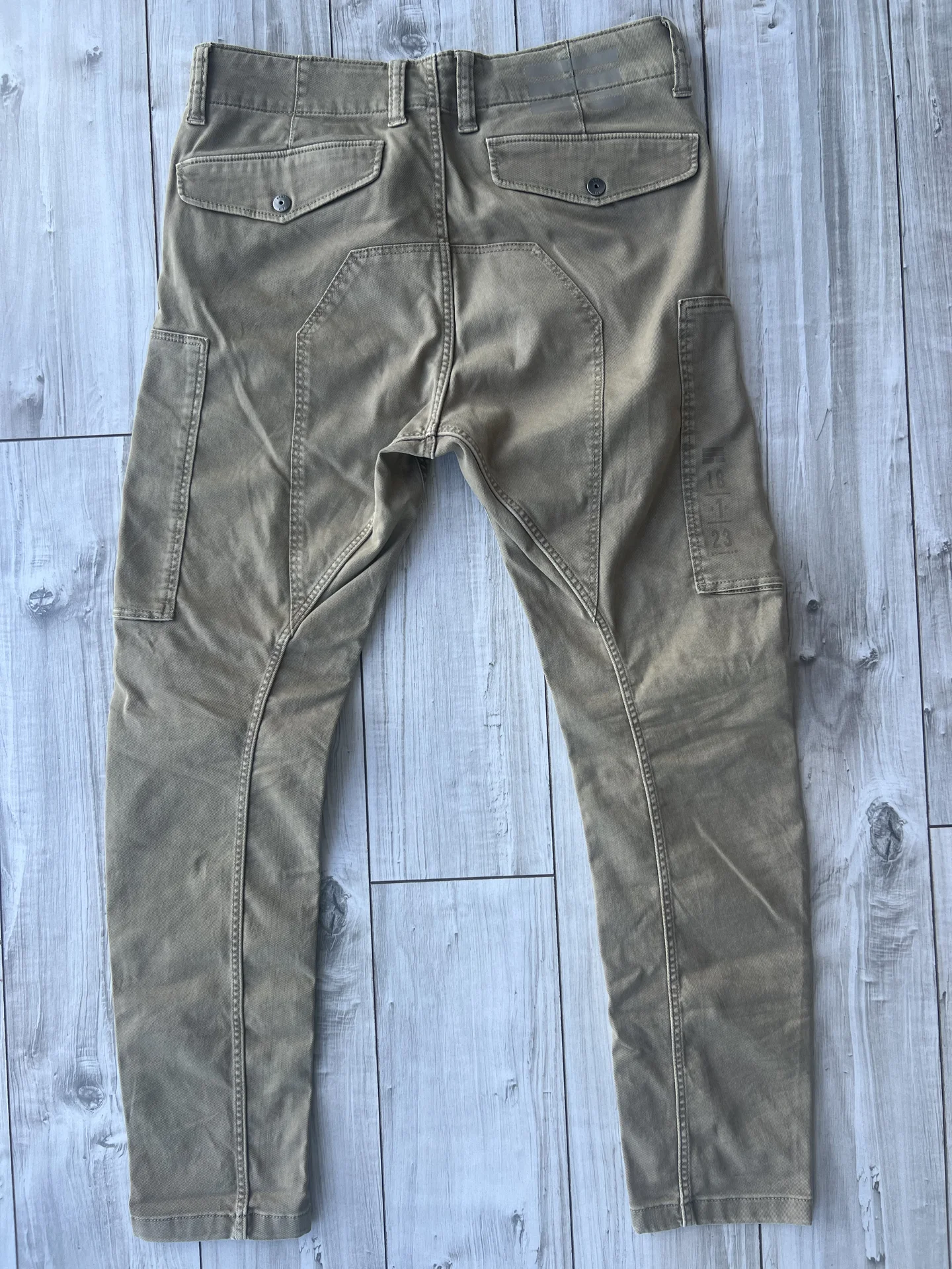 Брюки (W32/L32) G-Star Raw Flight Cargo 3D Skinny - миниатюра 9