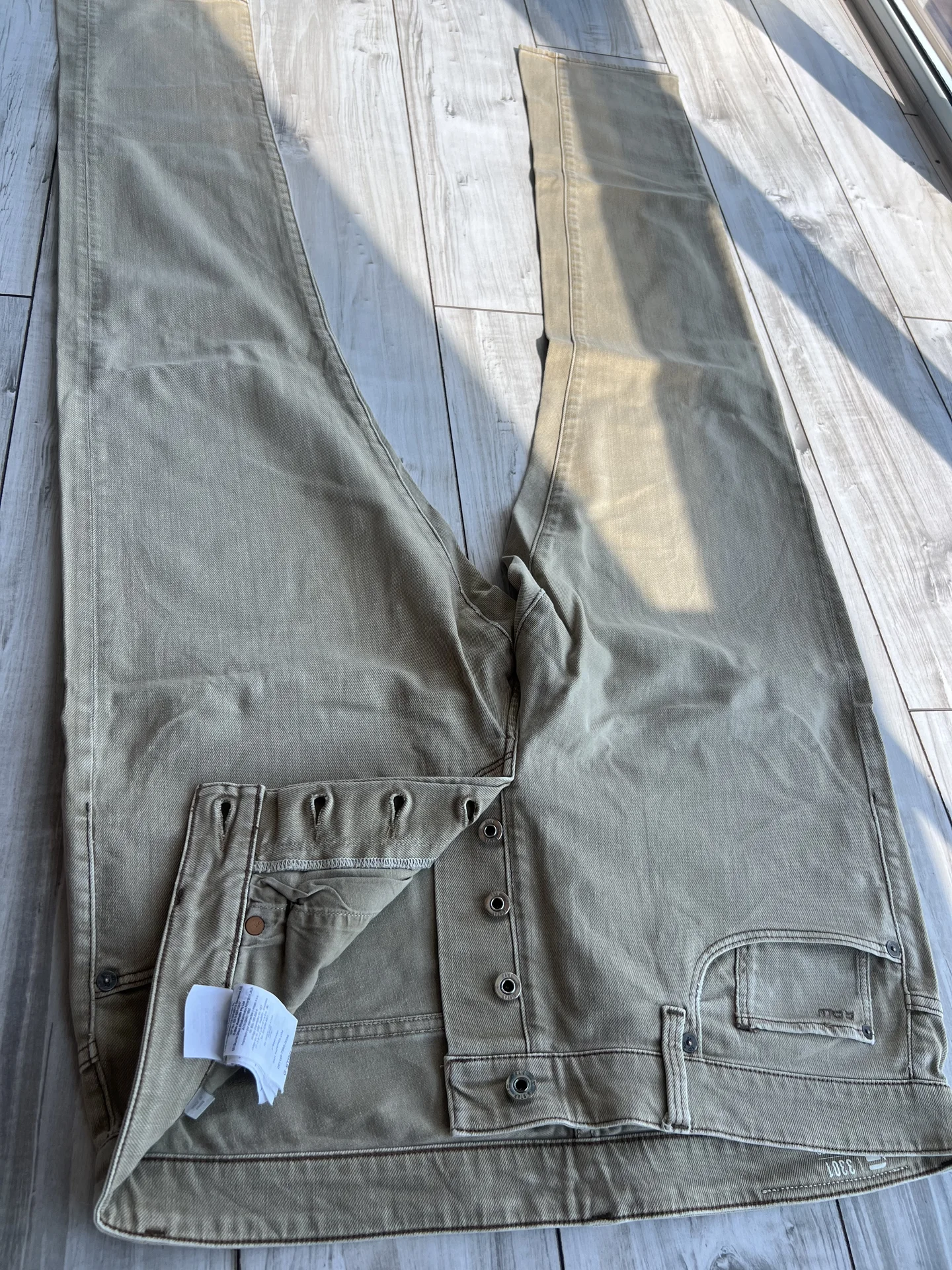 Джинсы (W34/L34) G-Star Raw 3301 Tapered - миниатюра 8