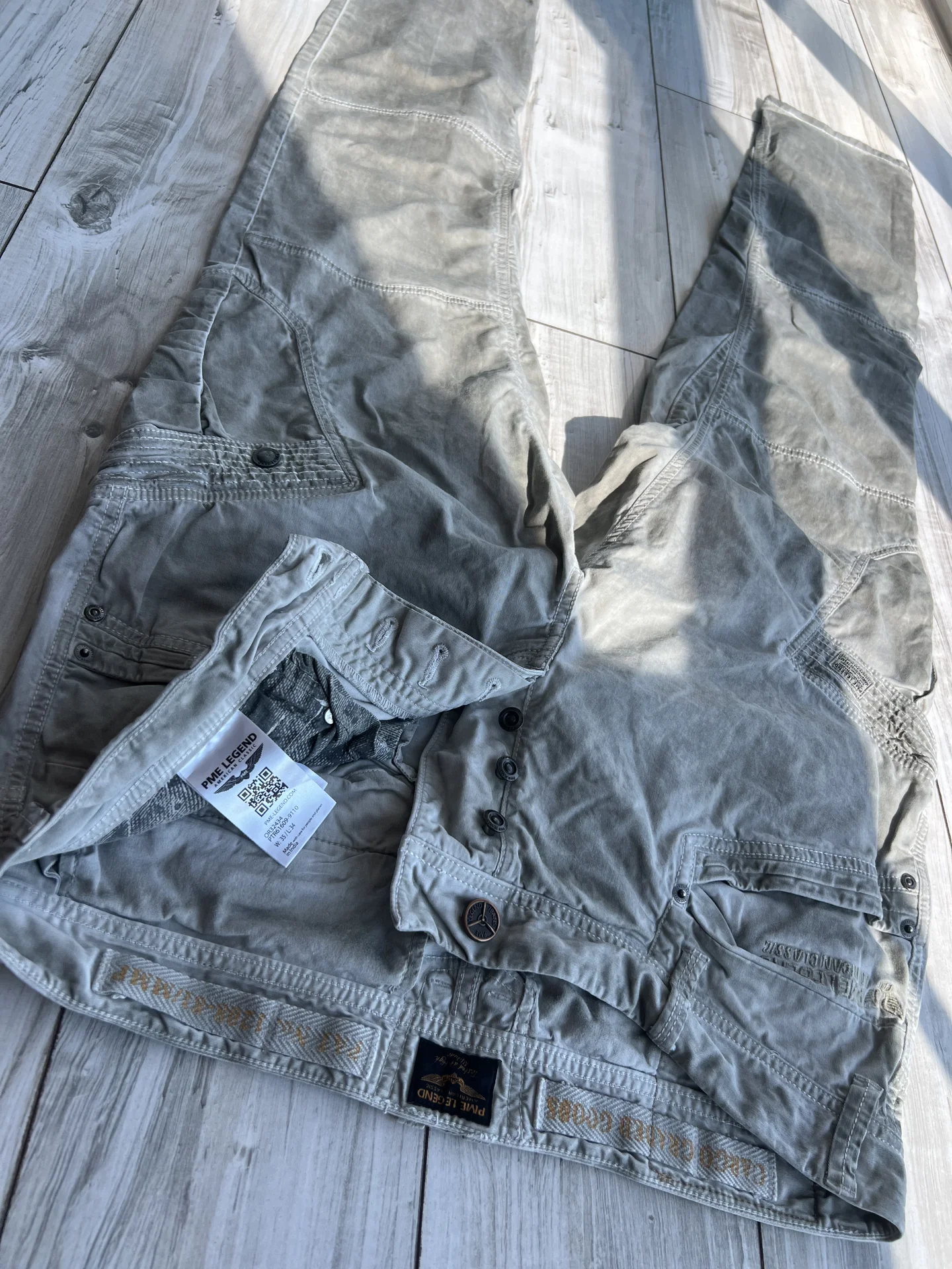 Брюки cargo (W35/L34) Pme Legend (Индия) - миниатюра 8