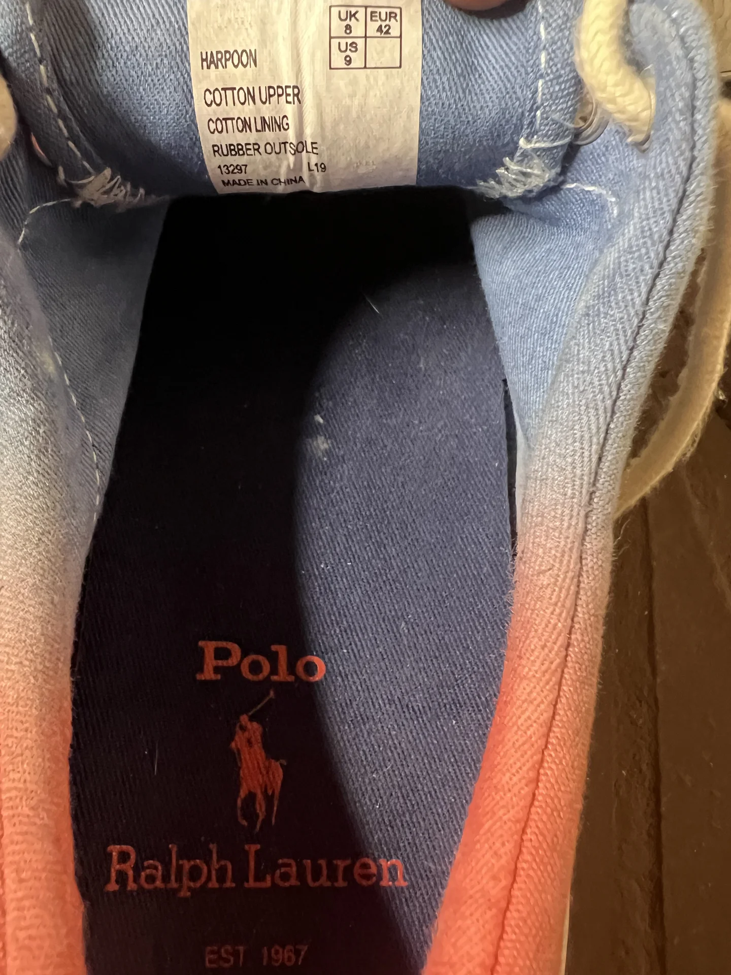 Кеды (42) Polo Ralph Lauren - миниатюра 10