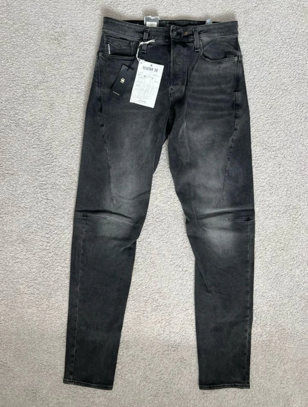 Джинсы (W31/L36) G-Star Raw Scutar 3D Slim Tapered - миниатюра 7