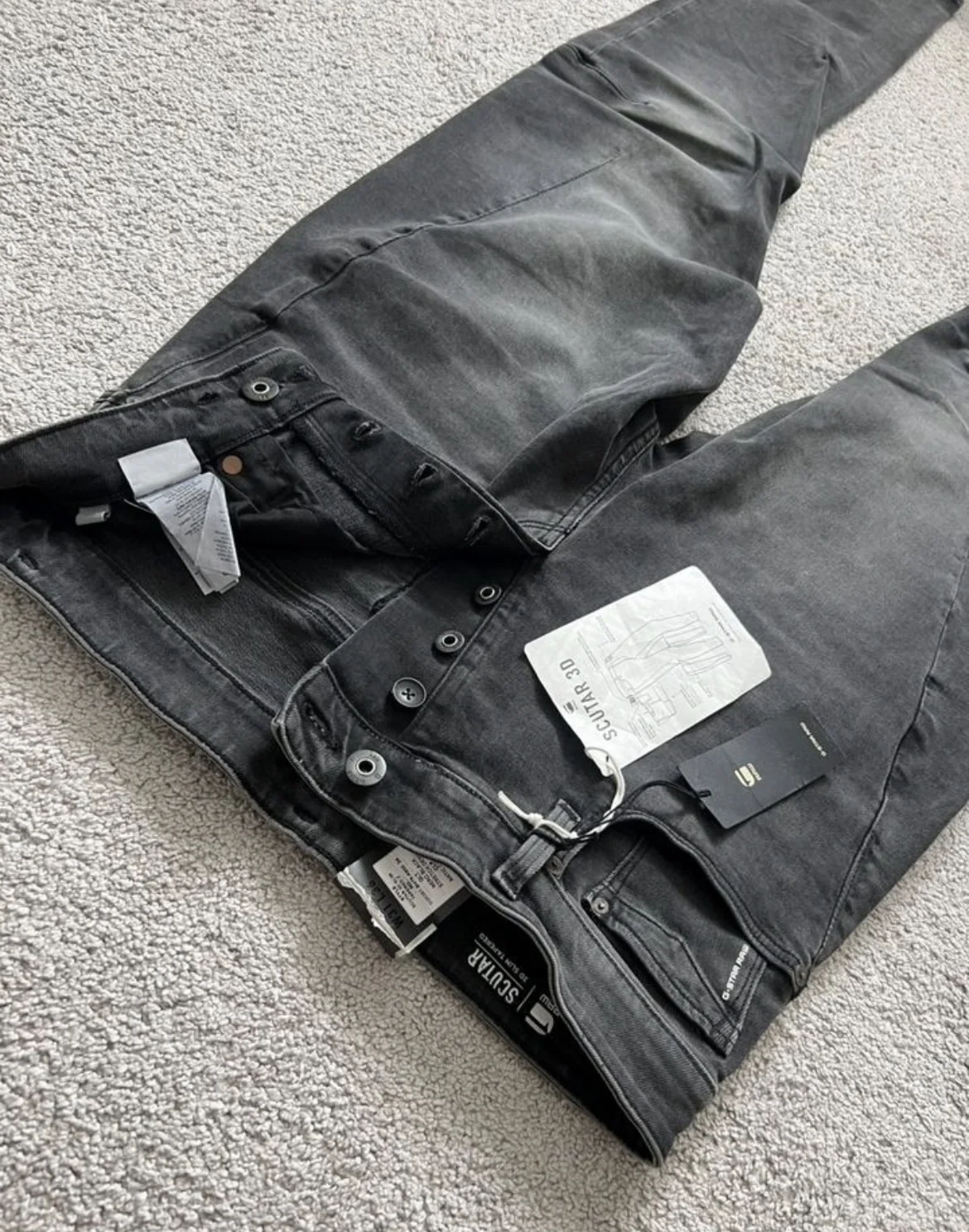 Джинсы (W31/L36) G-Star Raw Scutar 3D Slim Tapered - миниатюра 8