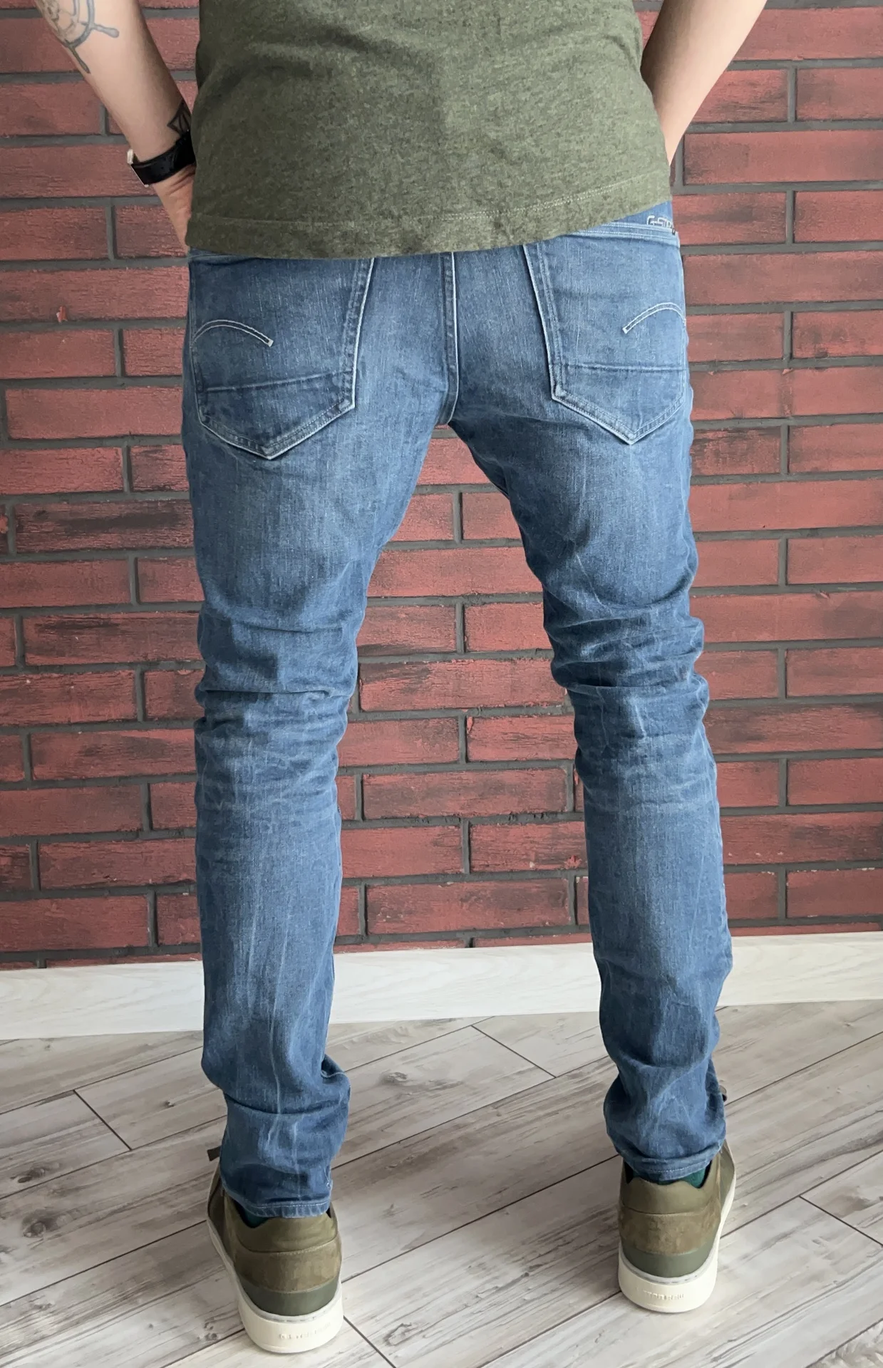 Джинсы (W32/L32) G-Star Raw 3301 Straight Tapered - миниатюра 6