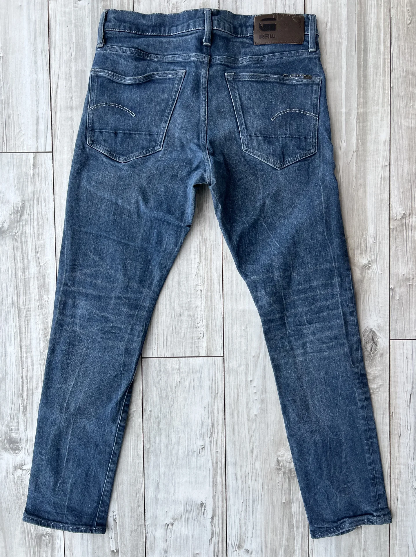 Джинсы (W32/L32) G-Star Raw 3301 Straight Tapered - миниатюра 9