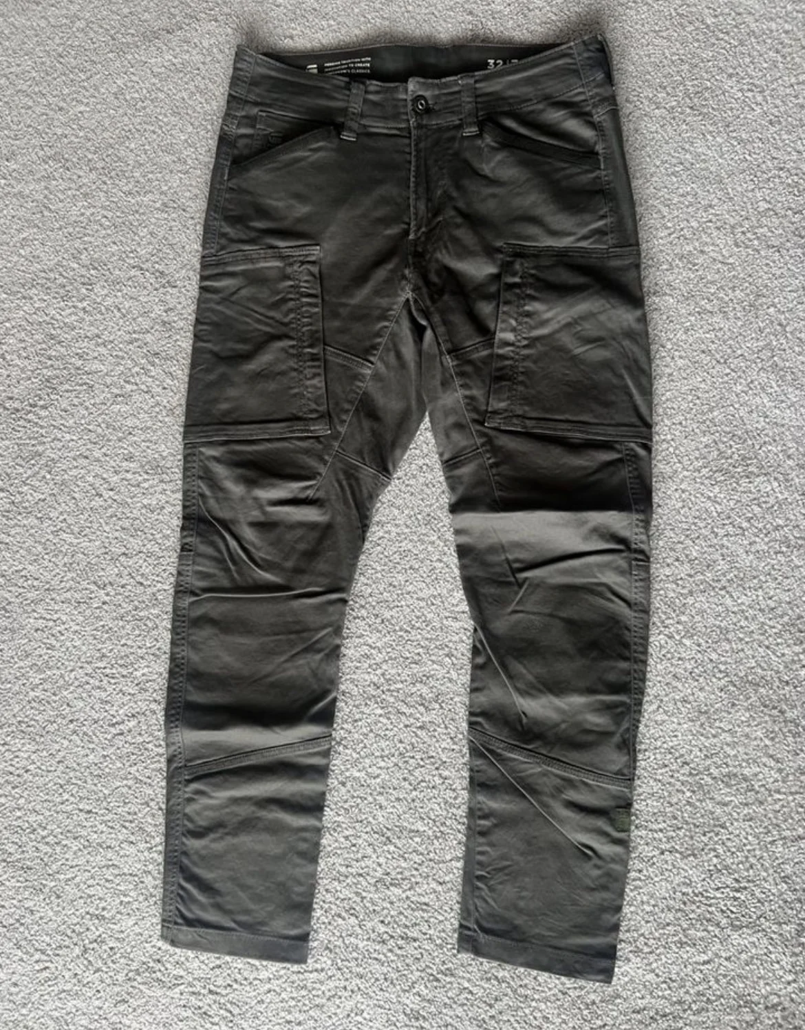 Cargo (W32/L32) G-Star Raw Zip Pocket 3D Skinny - миниатюра 7