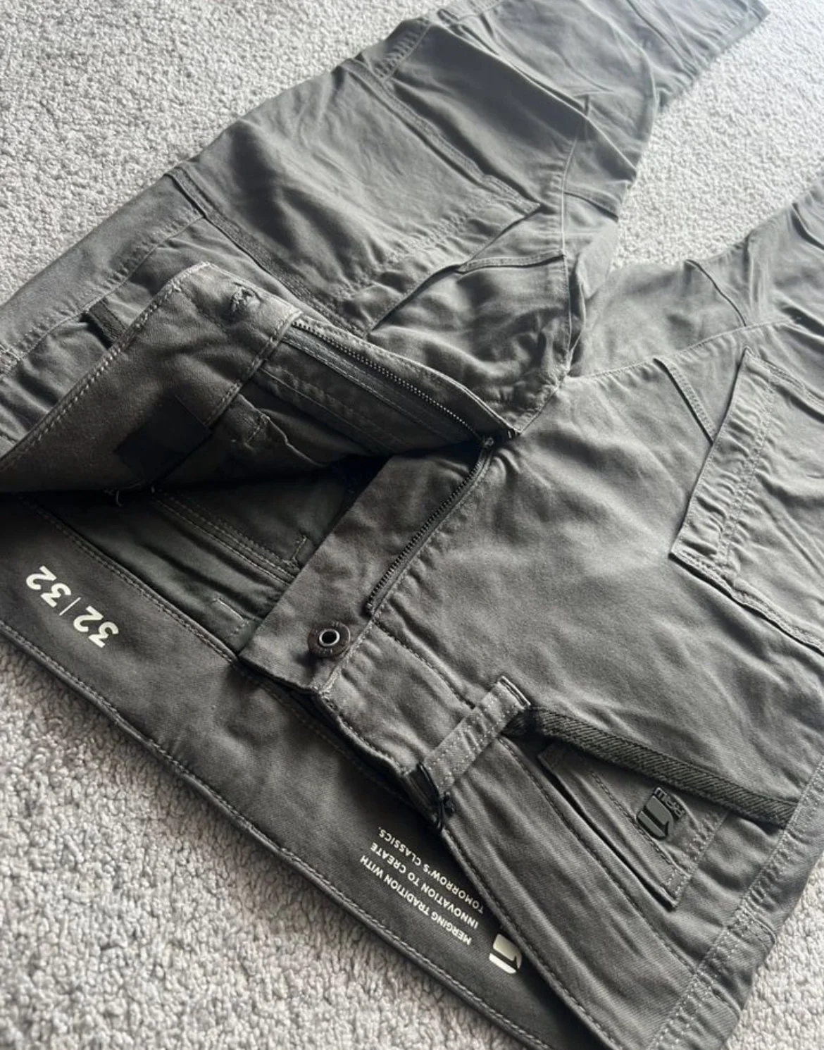 Cargo (W32/L32) G-Star Raw Zip Pocket 3D Skinny - миниатюра 8
