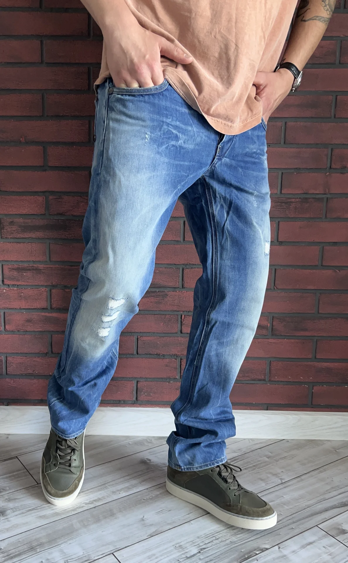 Джинсы (W32/L32) G-Star Raw Attacc Low Straight - миниатюра 2