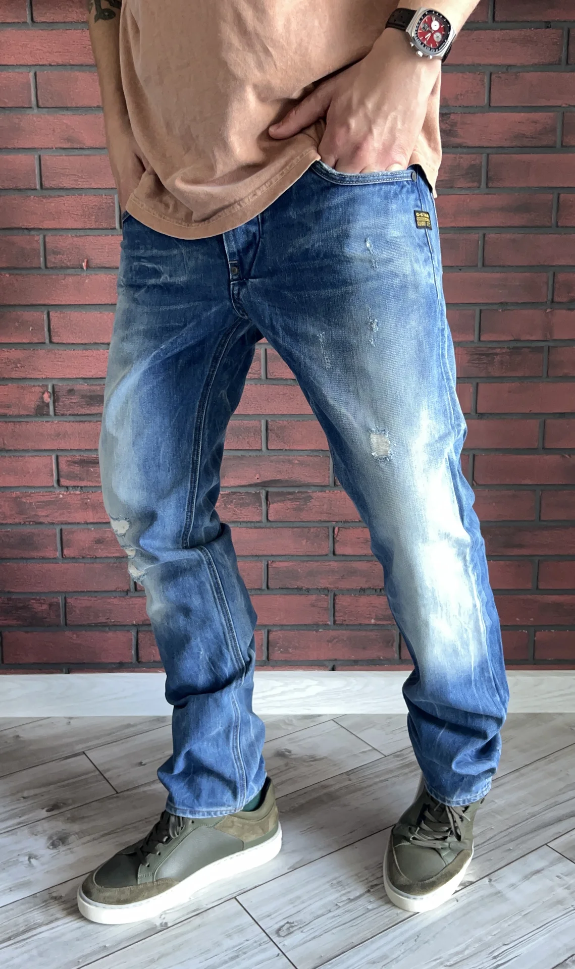 Джинсы (W32/L32) G-Star Raw Attacc Low Straight - миниатюра 3