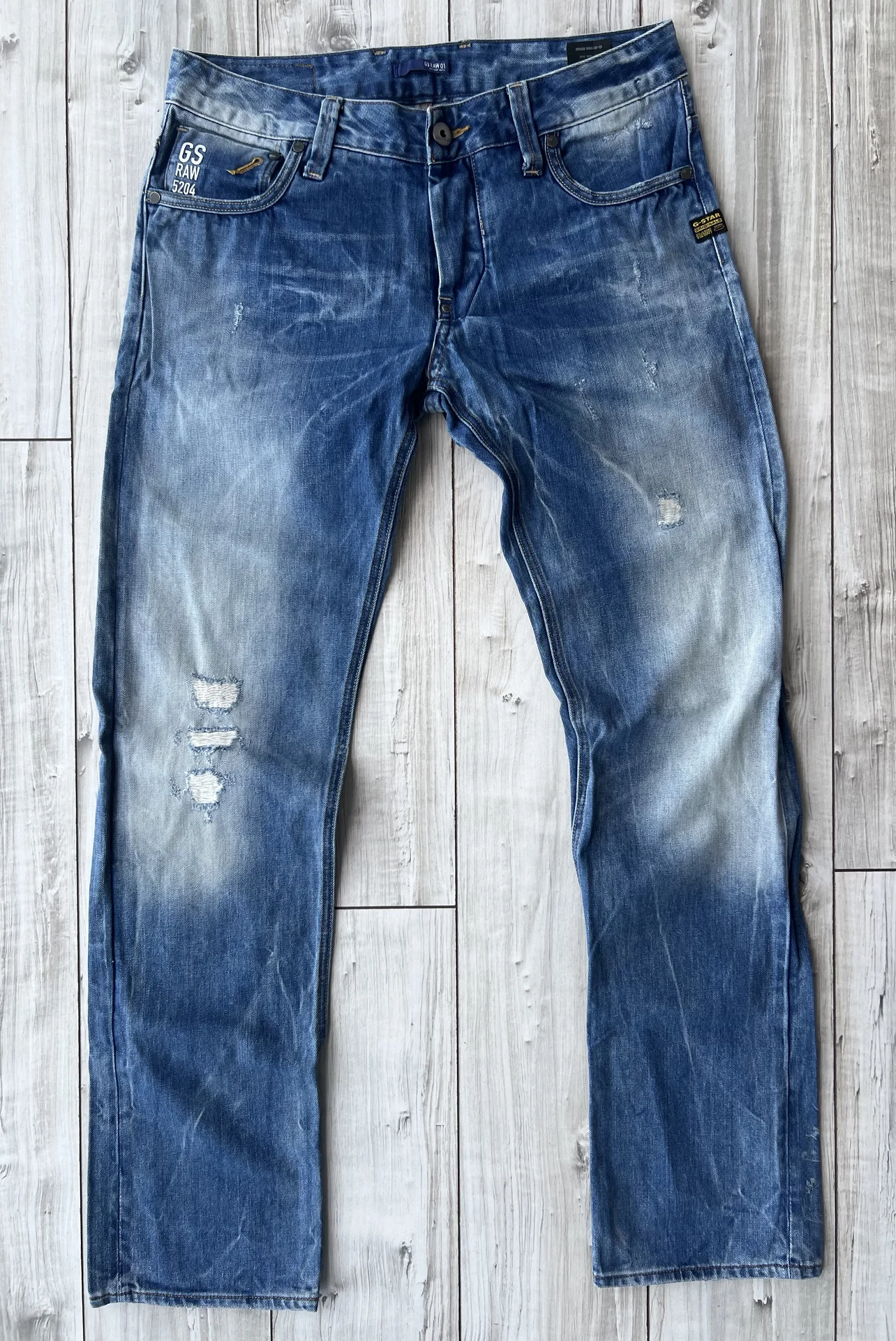 Джинсы (W32/L32) G-Star Raw Attacc Low Straight - миниатюра 7