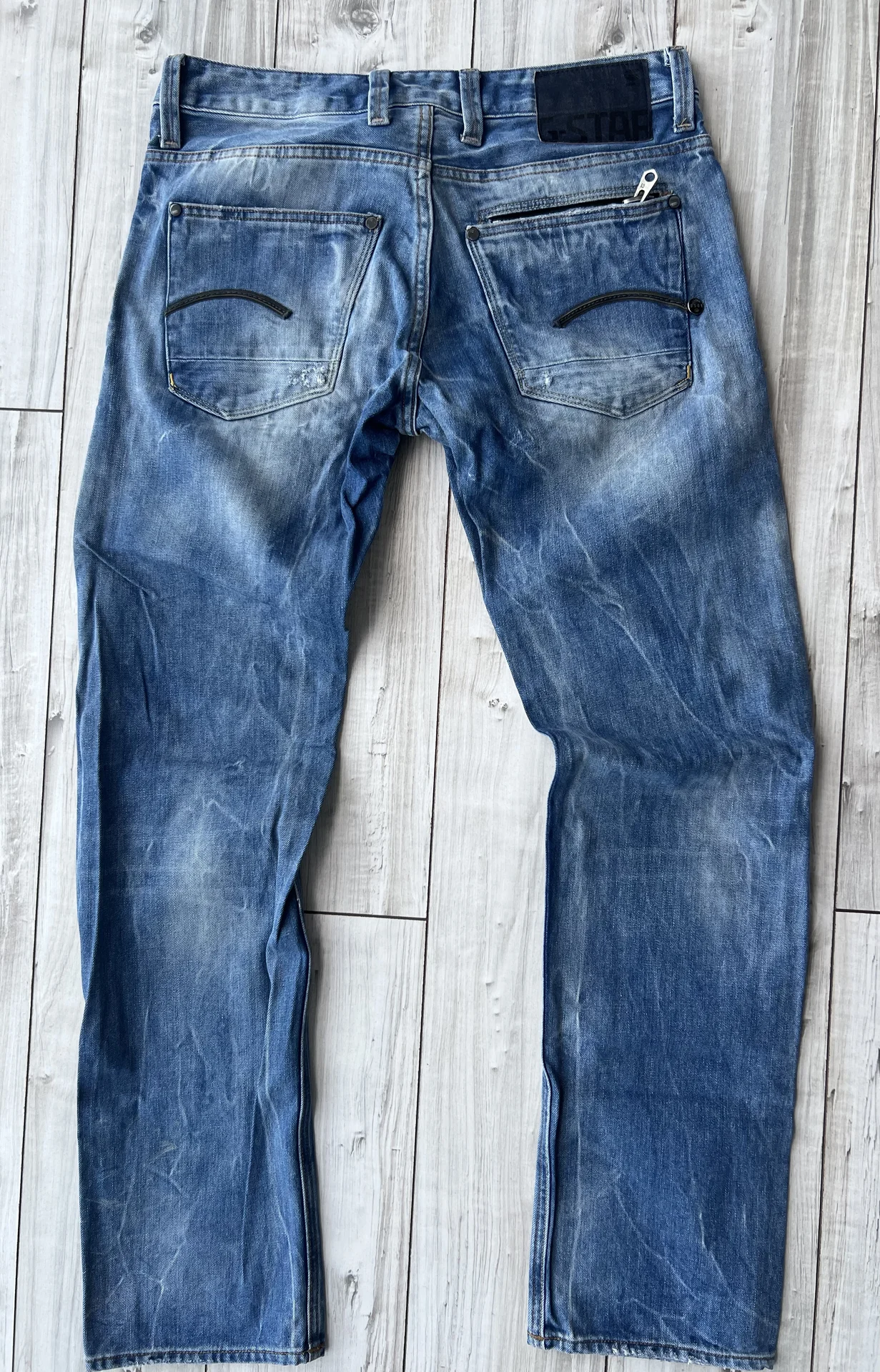 Джинсы (W32/L32) G-Star Raw Attacc Low Straight - миниатюра 9