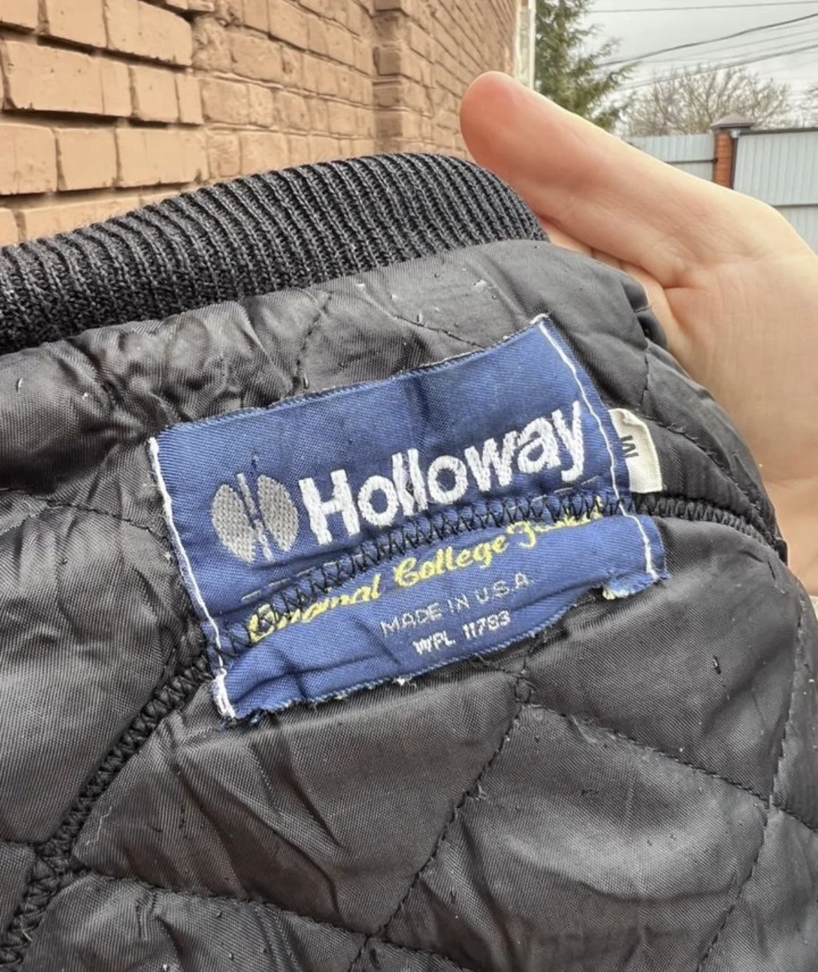 Кожаный бомбер (48/М) Holloway (USA) - миниатюра 9