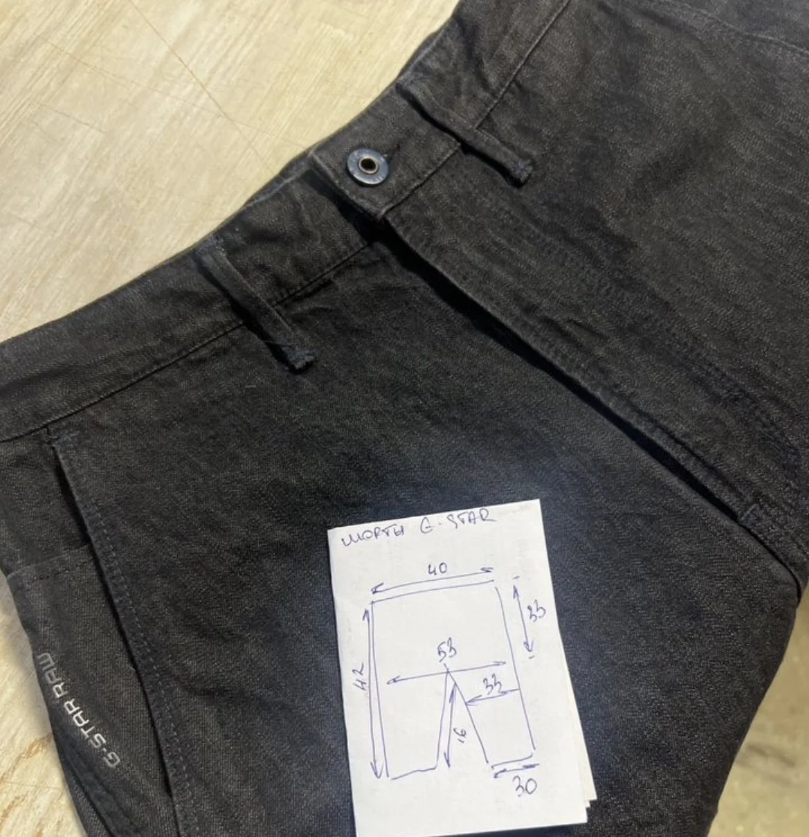 Шорты (W30/ S46) G-Star Raw Grip Shorts - миниатюра 10