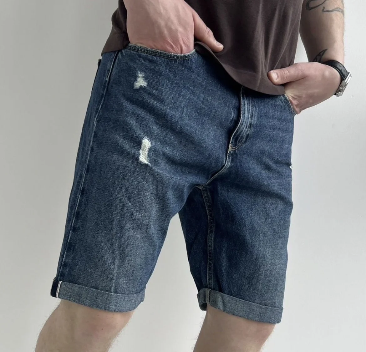 Джинсовые шорты (W32) Wrangler (Selvedge) - миниатюра 2