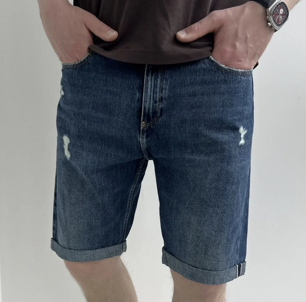 Джинсовые шорты (W32) Wrangler (Selvedge) - миниатюра 3