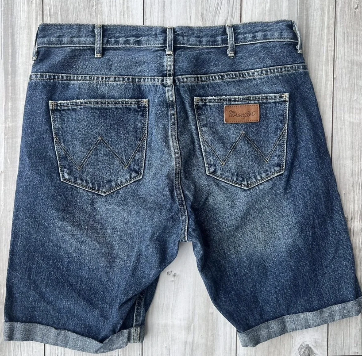 Джинсовые шорты (W32) Wrangler (Selvedge) - миниатюра 8